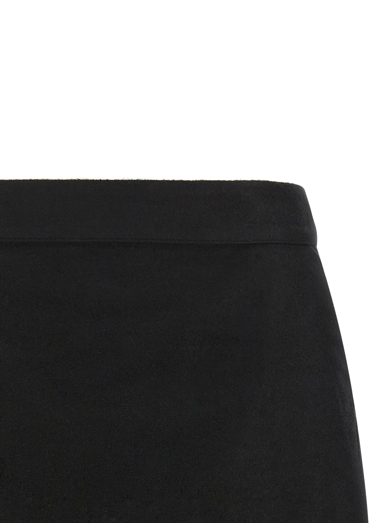 Rick Owens Schwarzer Ramie-Maxirock