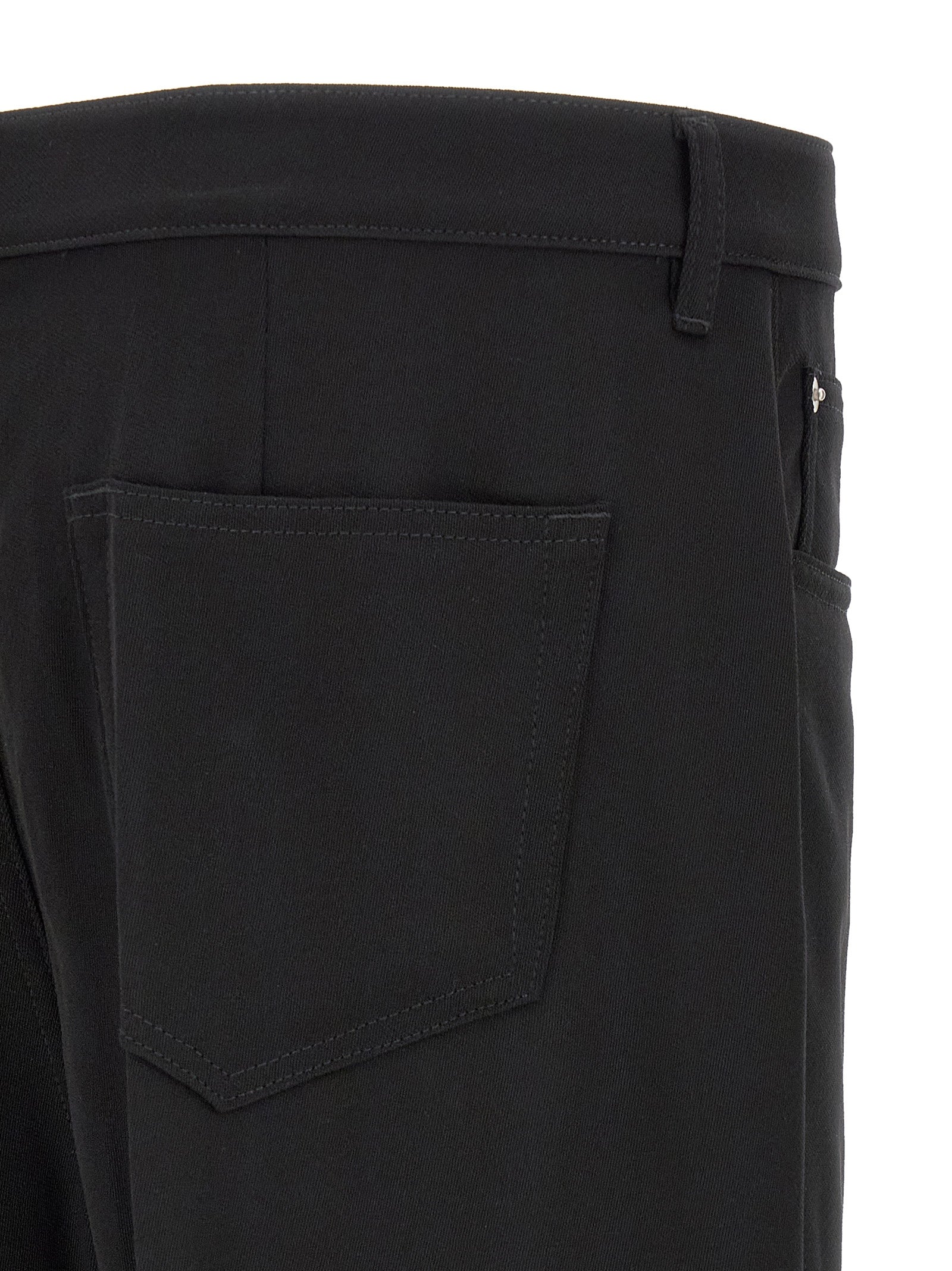 Rick Owens Schwarze Baumwolljeans im Relaxed Fit
