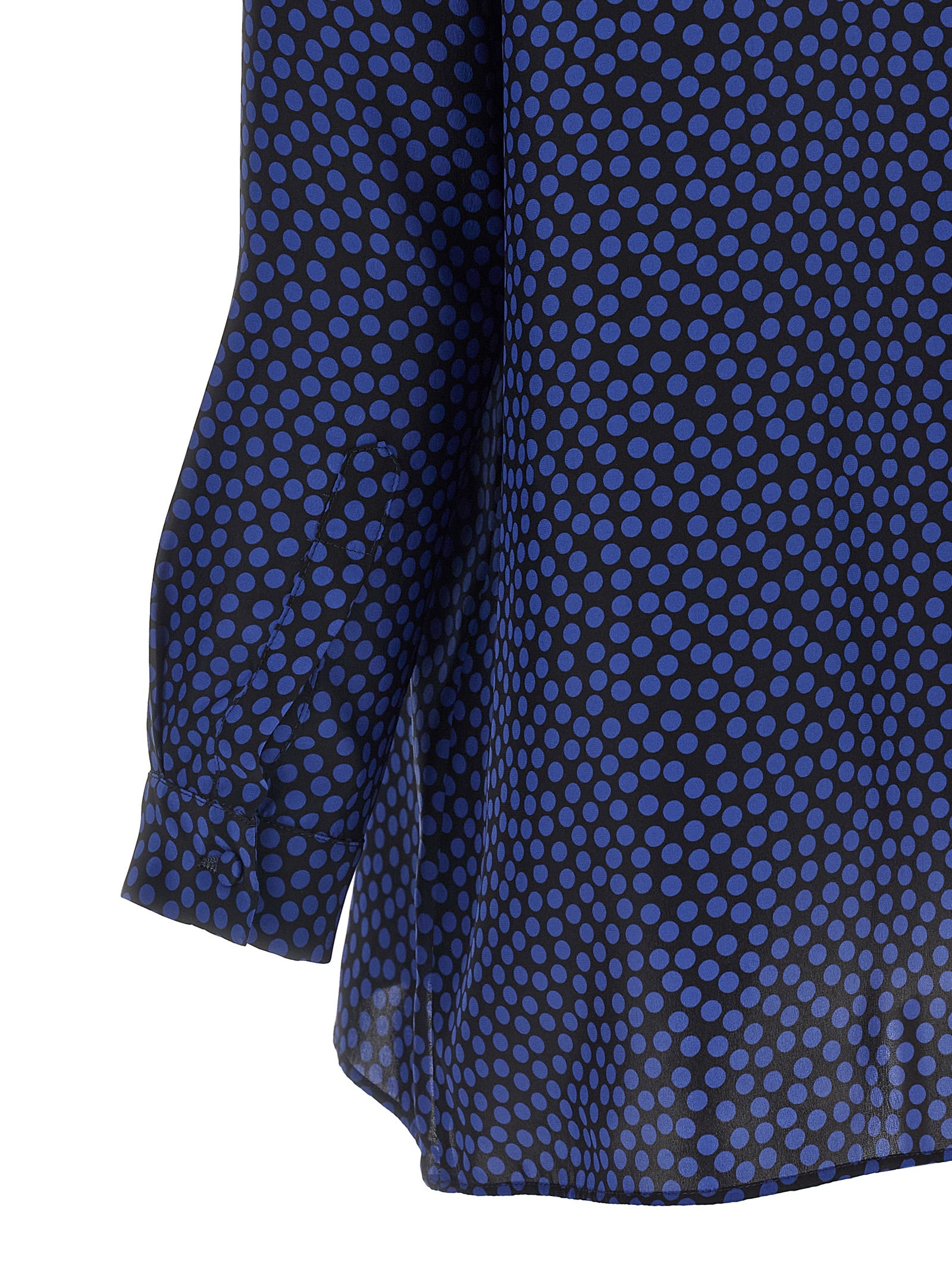 Gianluca Capannolo Blaue Seidenbluse