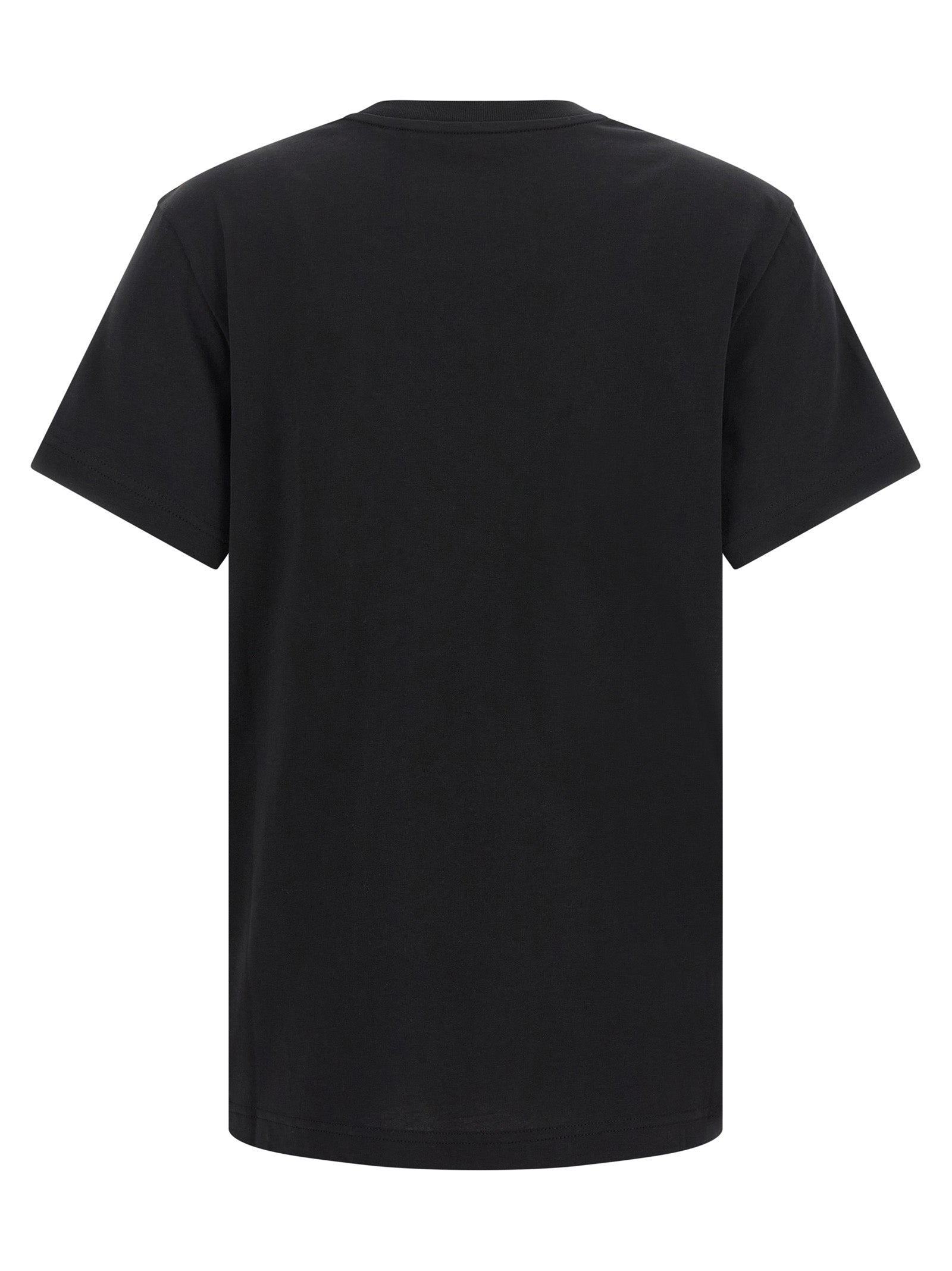 Moncler Schwarzes Baumwoll-T-Shirt