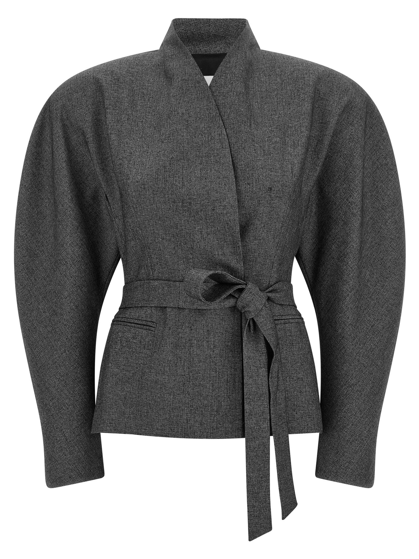 The Andamane Grauer Polyester-Blazer