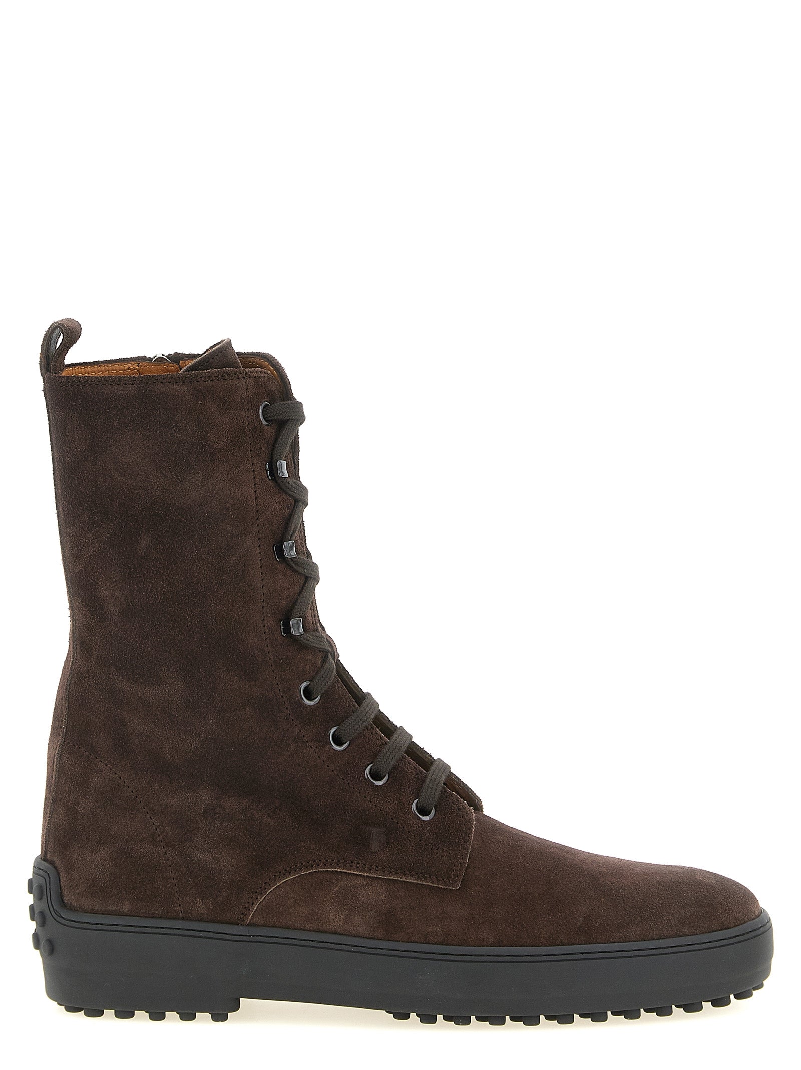 Tod's Ankle Boots aus braunem Kalbsleder