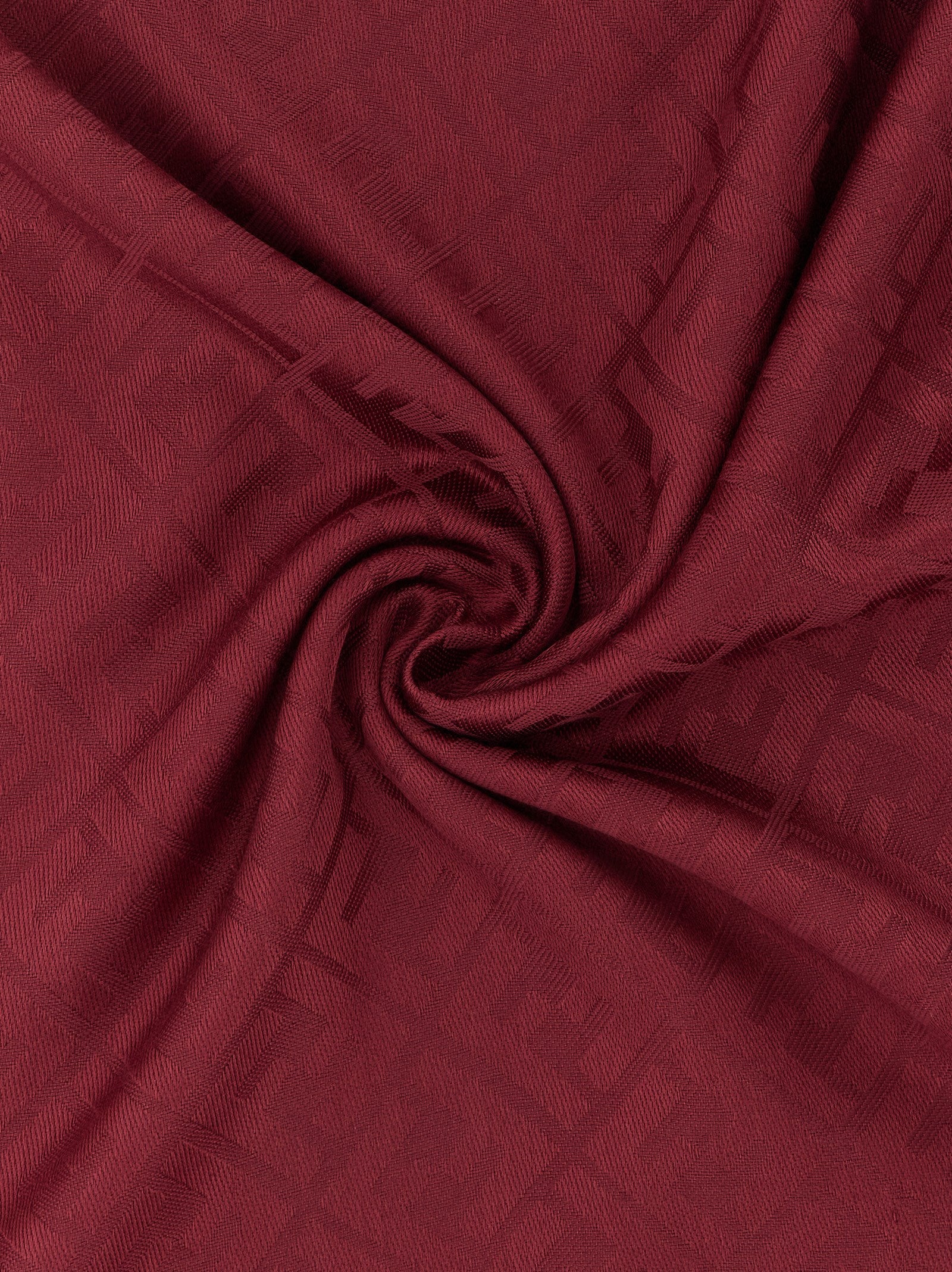 Fendi Seidenschal Bordeaux