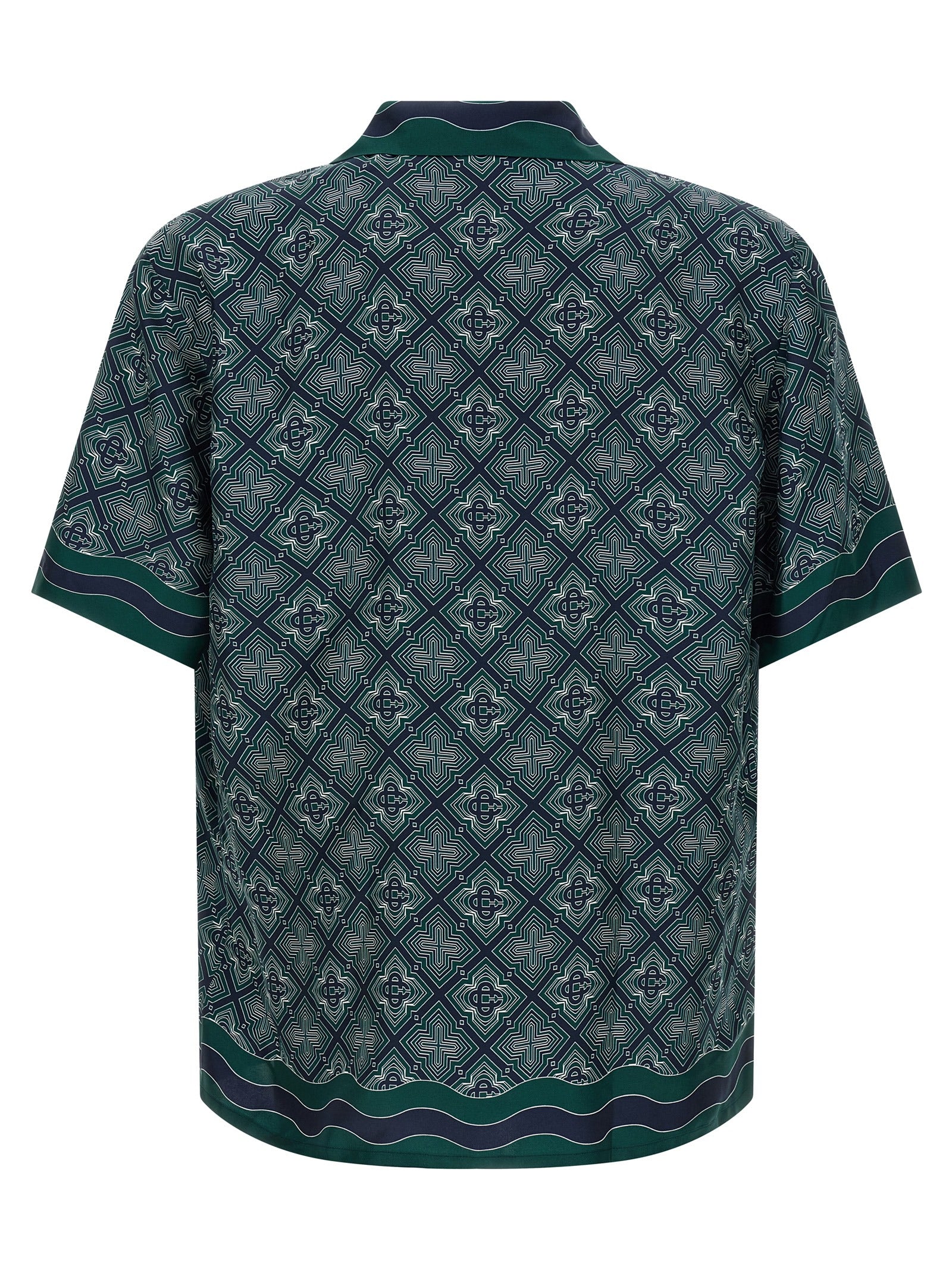 Casablanca Zweifarbige Seidenbluse