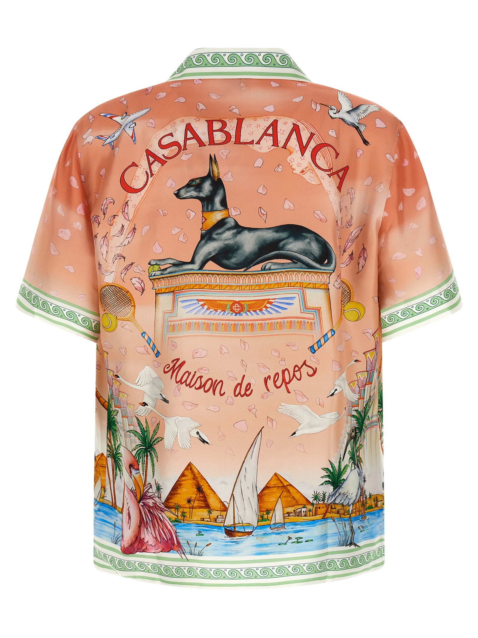 Casablanca Mehrfarbige Seidenbluse