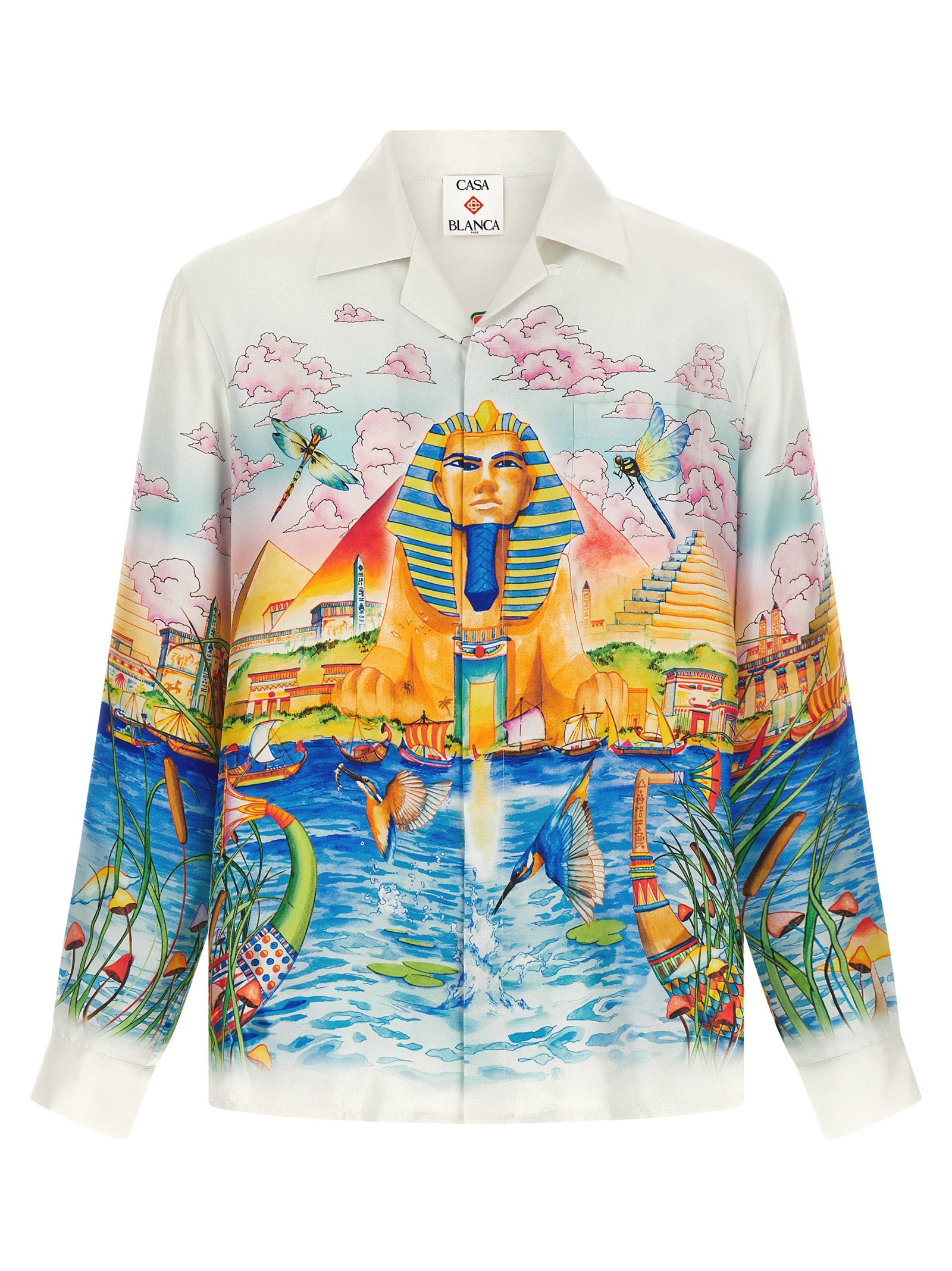 Casablanca Mehrfarbige Seidenbluse