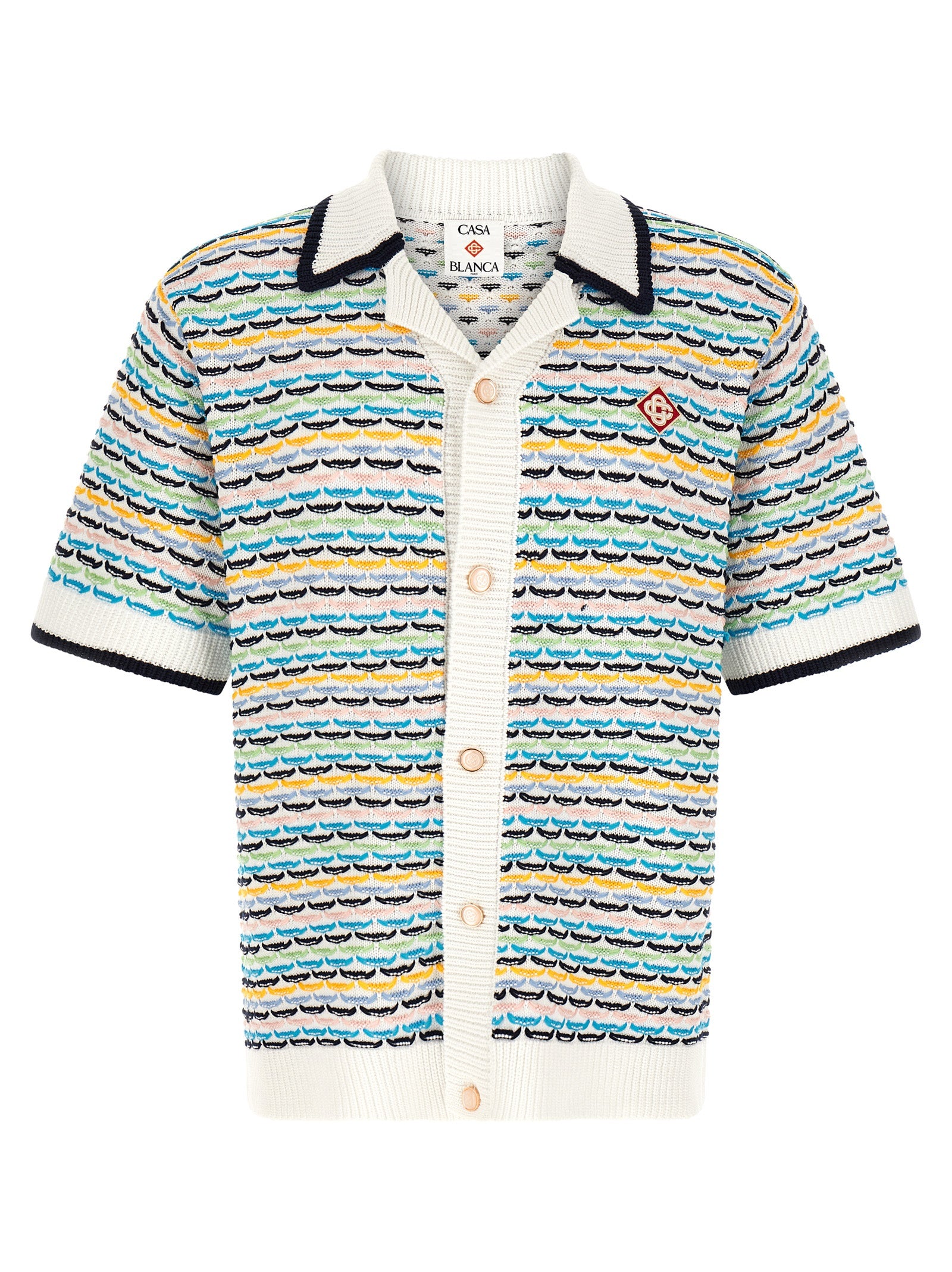 Casablanca Mehrfarbige Baumwollbluse