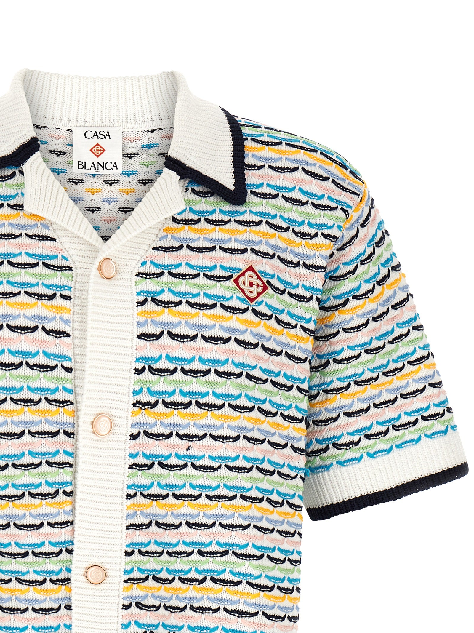 Casablanca Mehrfarbige Baumwollbluse