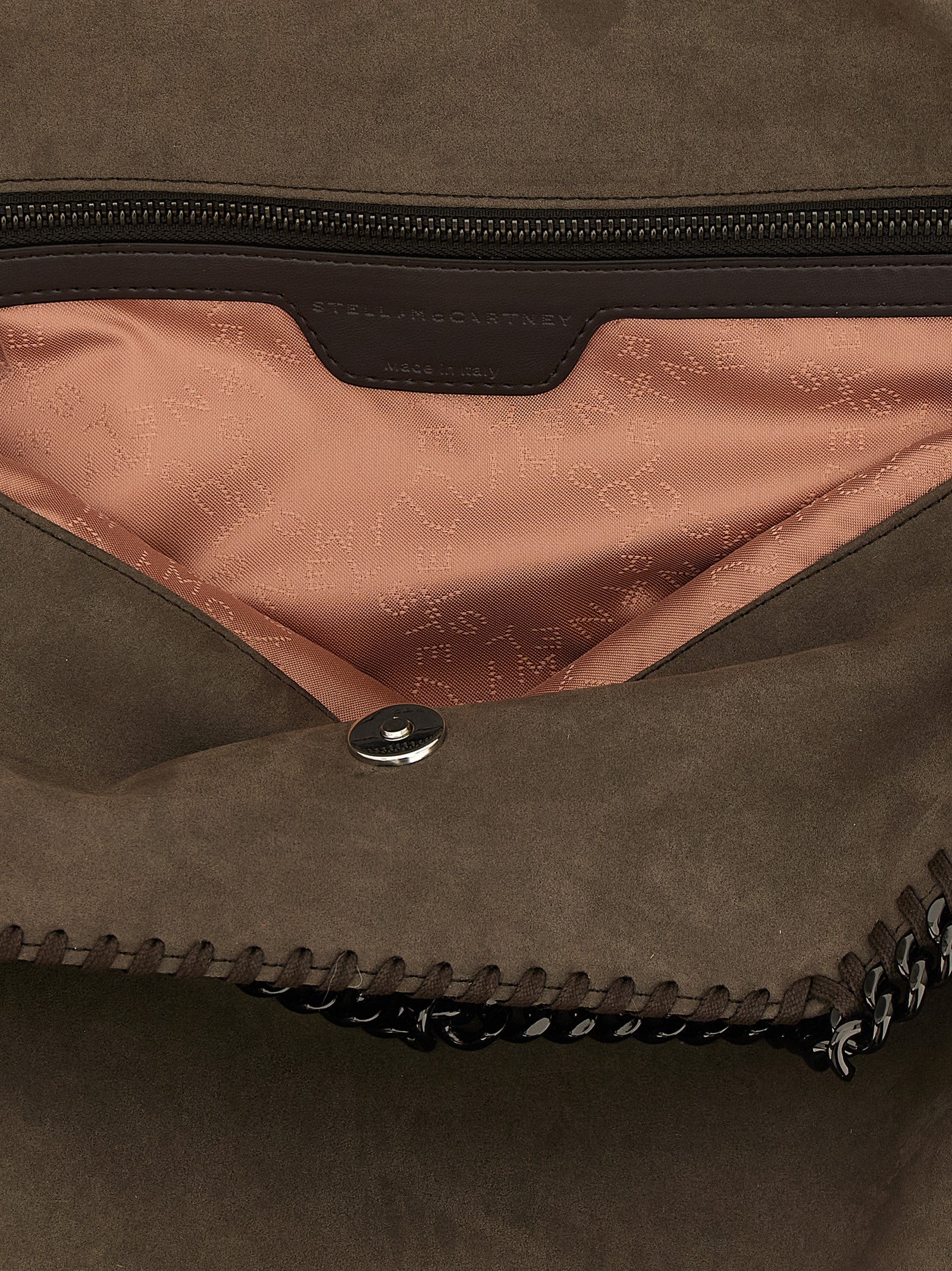 Stella McCartney Graue Schultertasche aus Polyamid