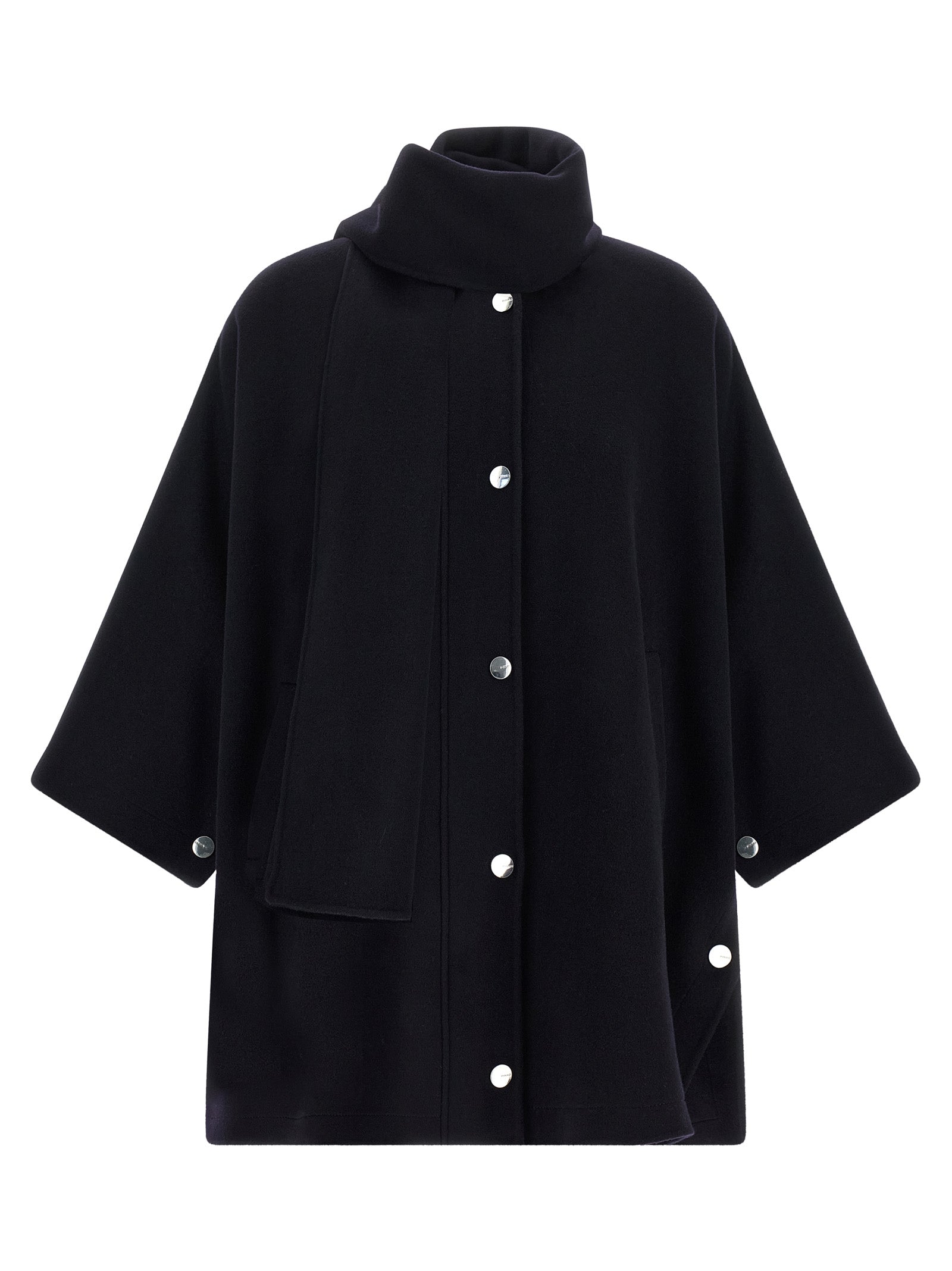 PINKO Blauer Wollmantel