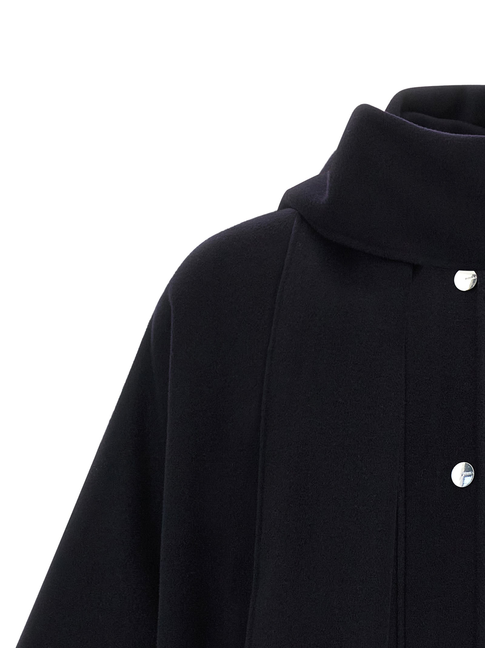 PINKO Blauer Wollmantel