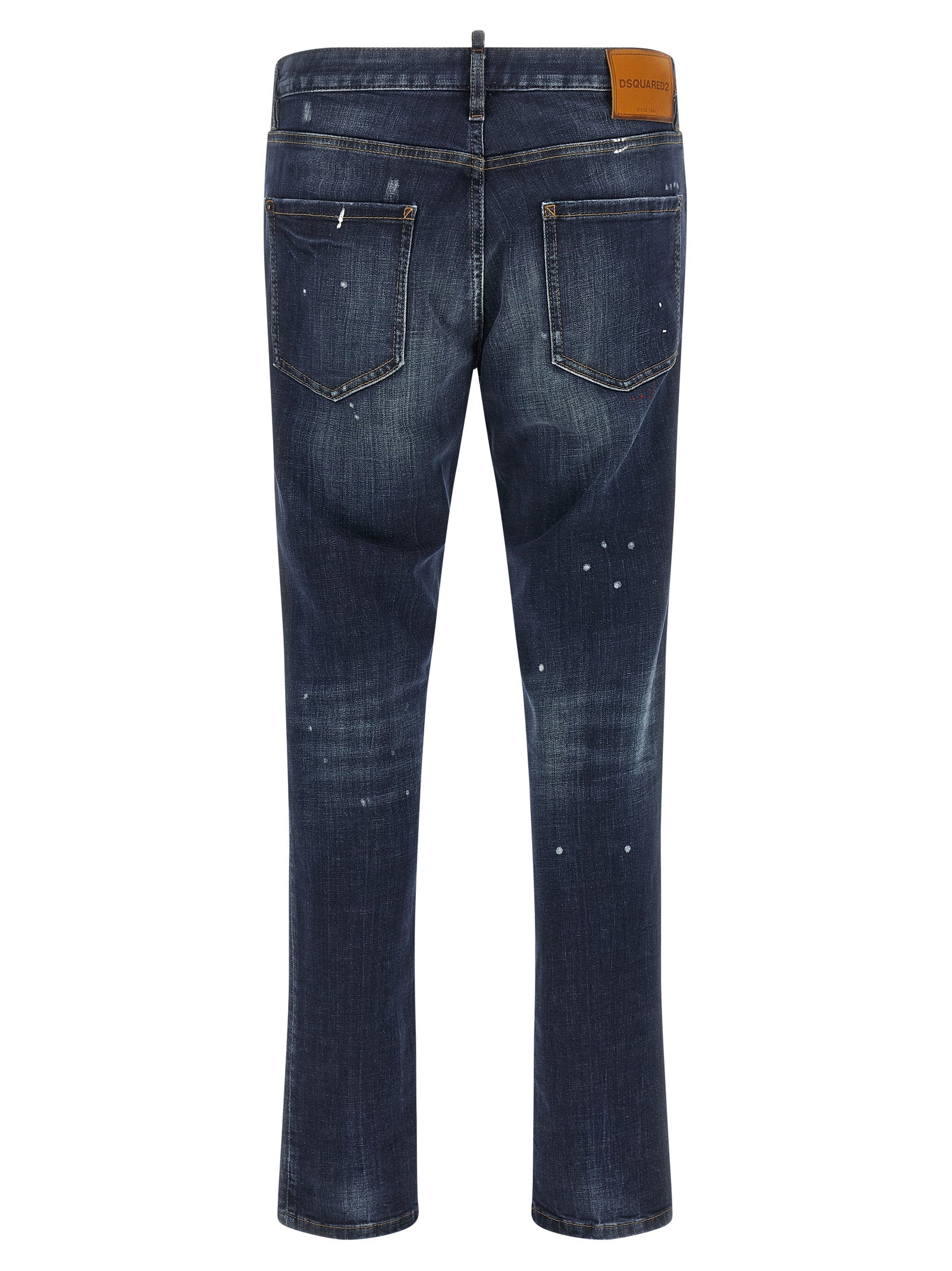 Dsquared² Blaue Jeans aus Baumwolle im geraden Schnitt