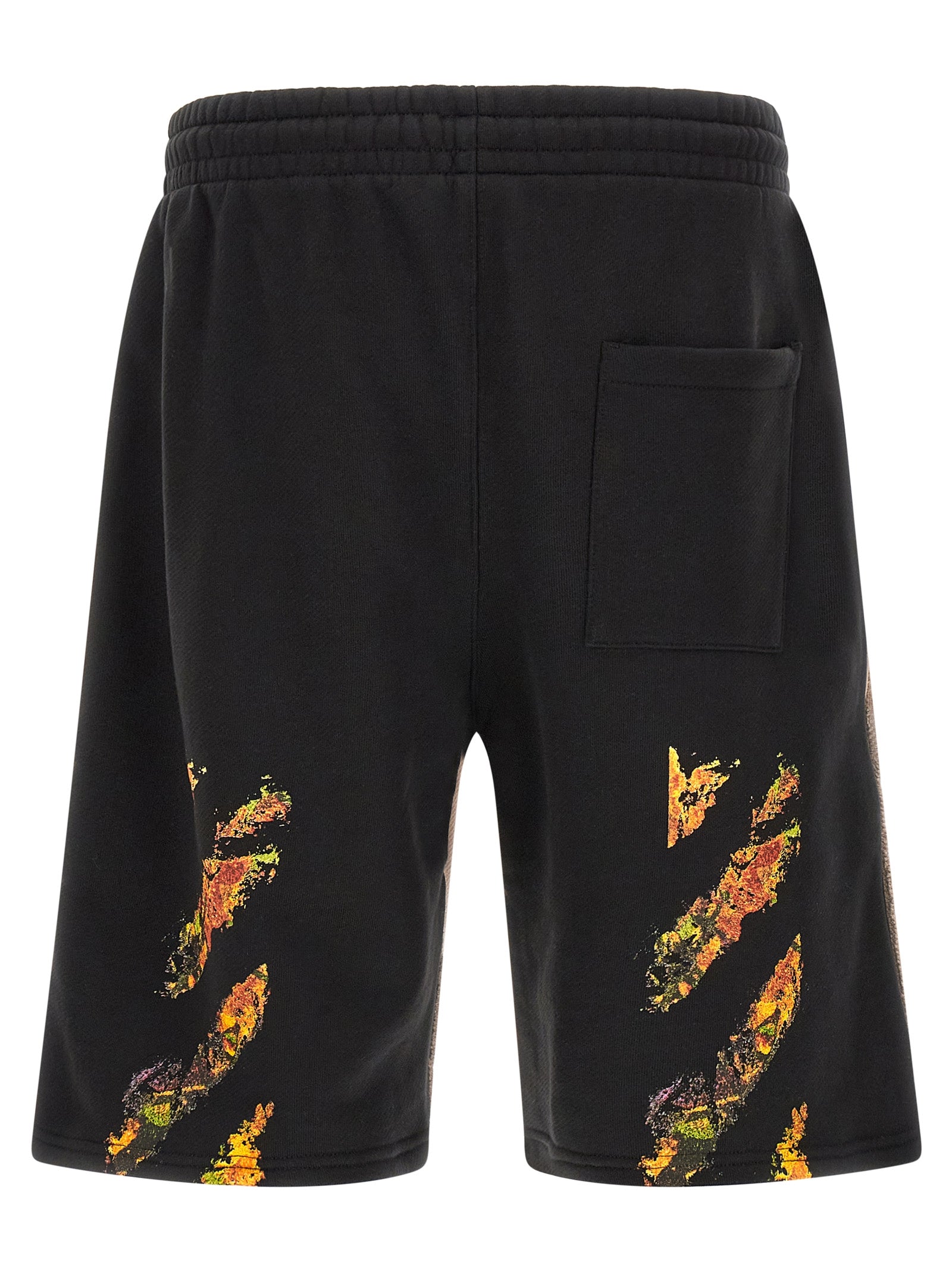 Off-White Mehrfarbige Baumwoll-Bermudashorts