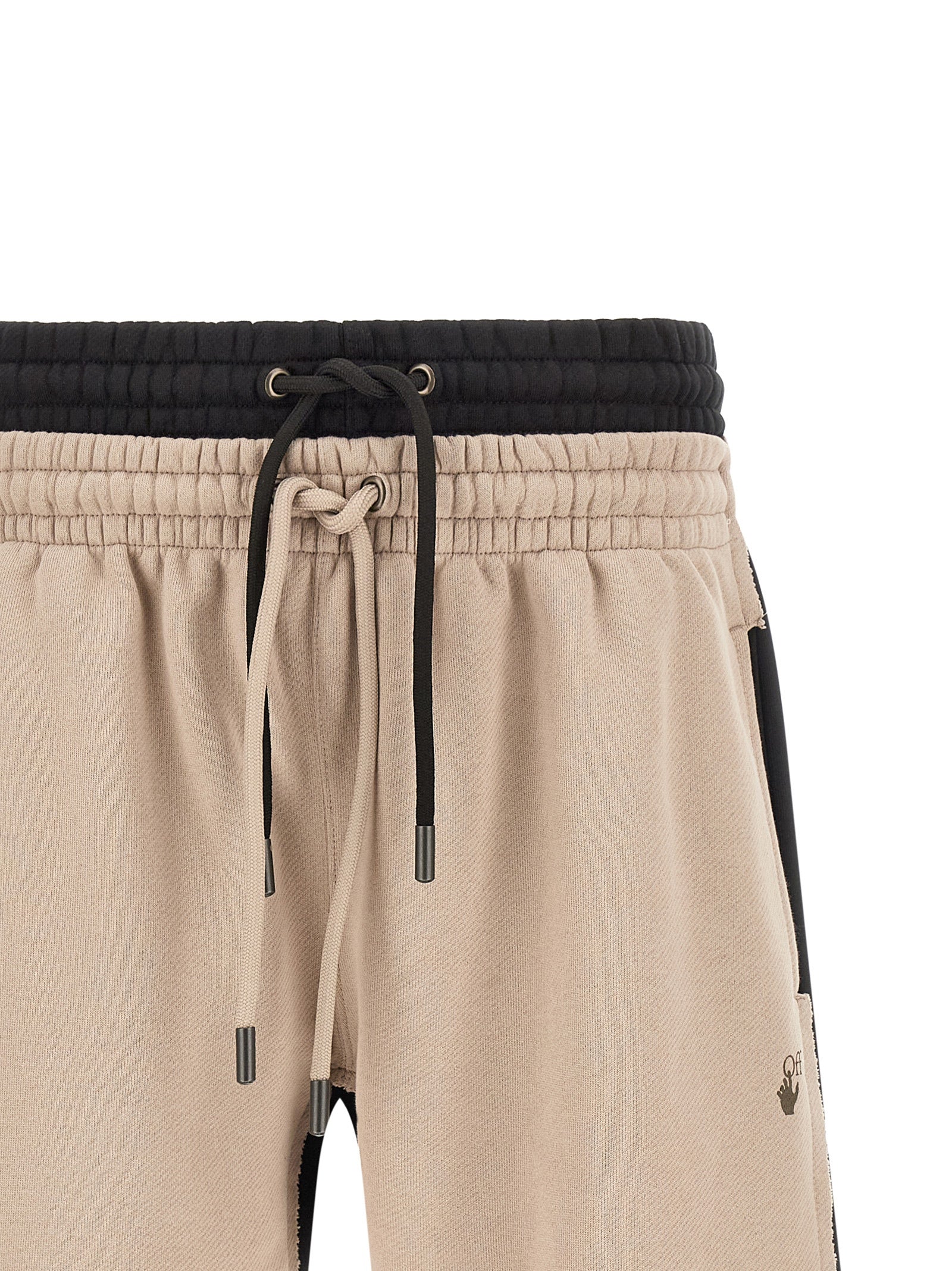 Off-White Mehrfarbige Baumwoll-Bermudashorts