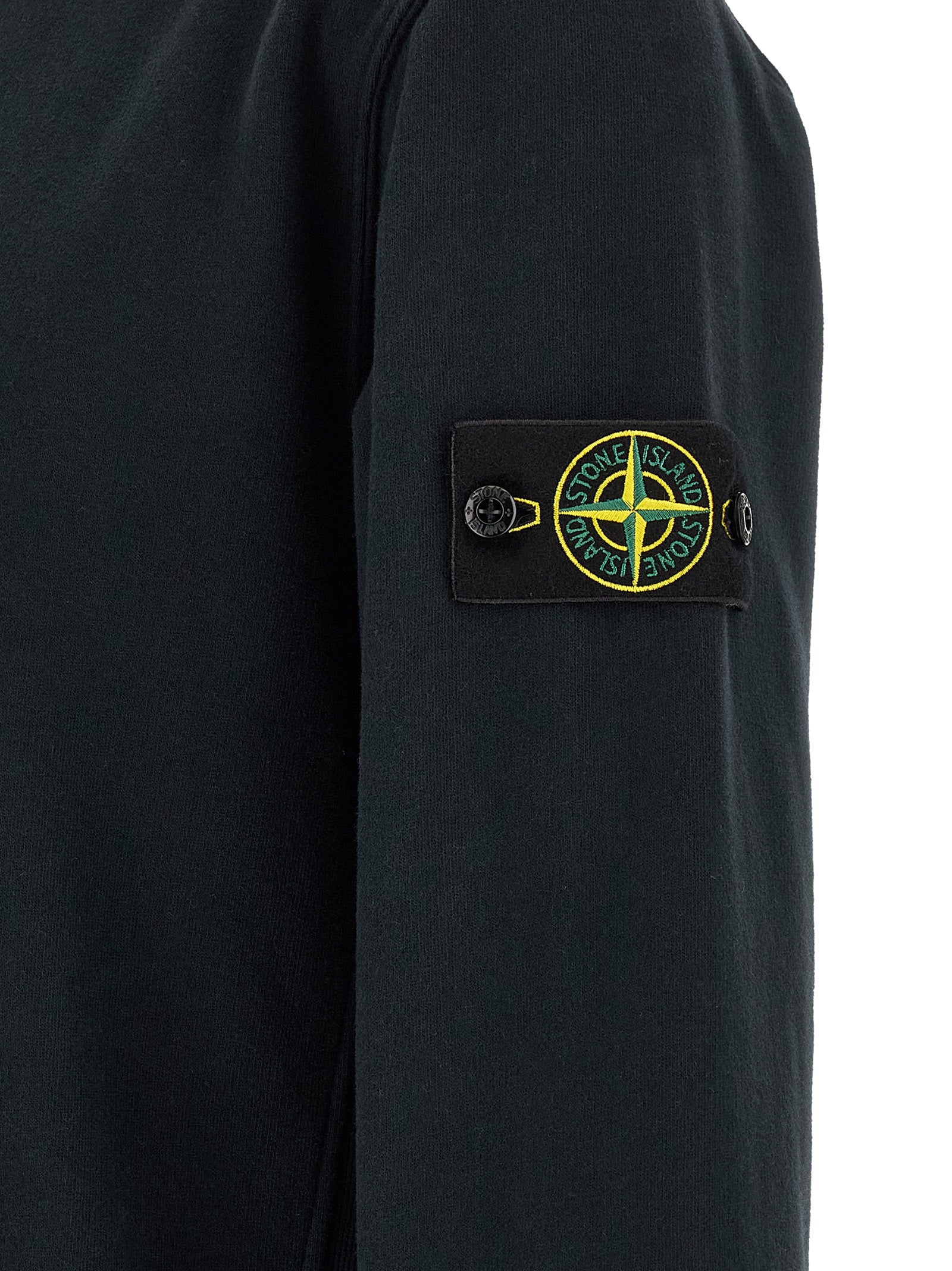 Stone Island Blauer Baumwoll-Sweatshirt