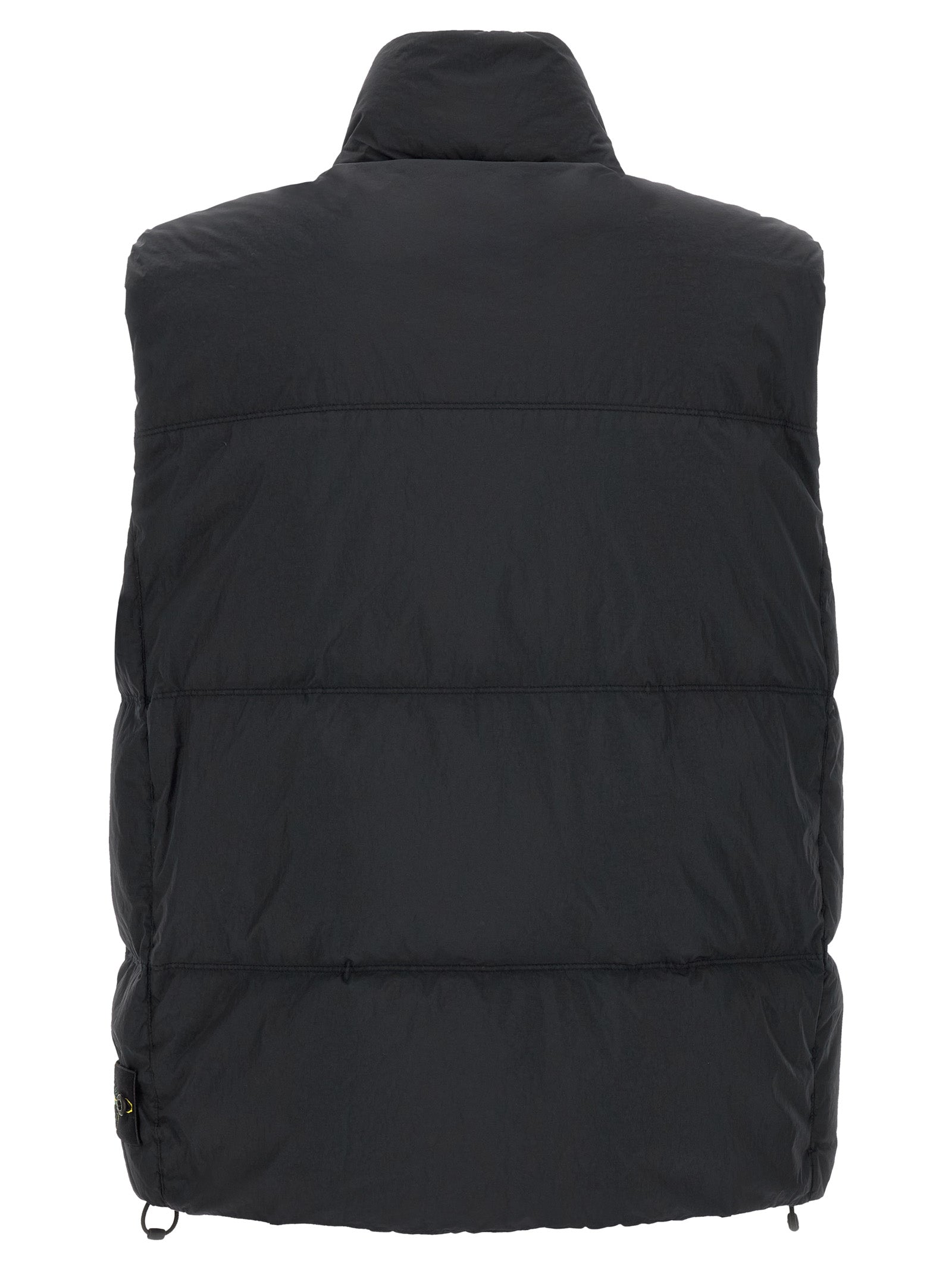 Stone Island Blaue Ärmellose Jacke aus Polyamid