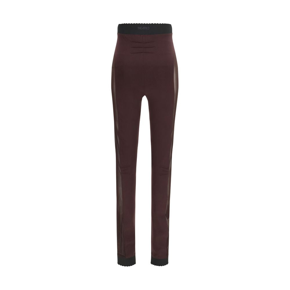 The Attico Lila Viskose Leggings