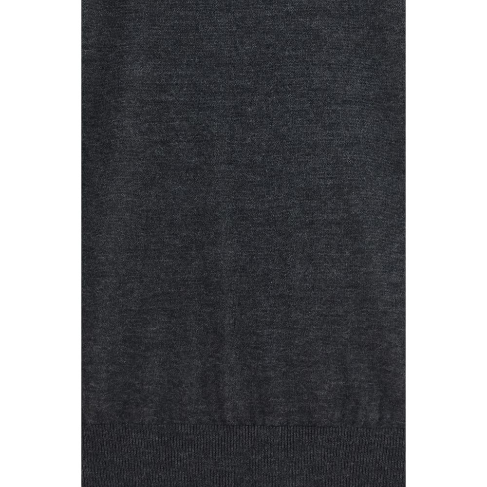 Giorgio Armani Grauer Kaschmir-Rollkragenpullover