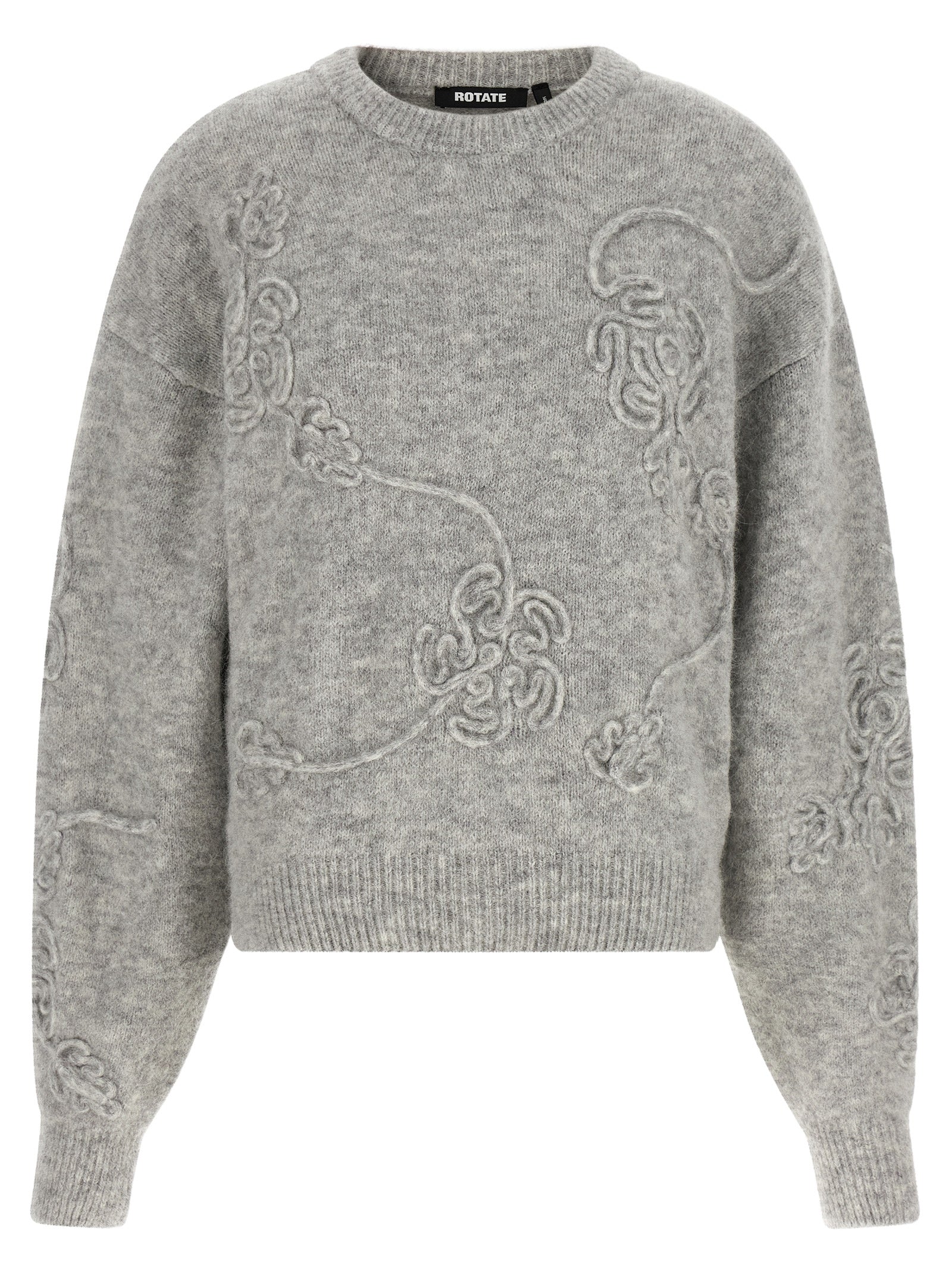 ROTATE BIRGER CHRISTENSEN Grauer Wollcardigan
