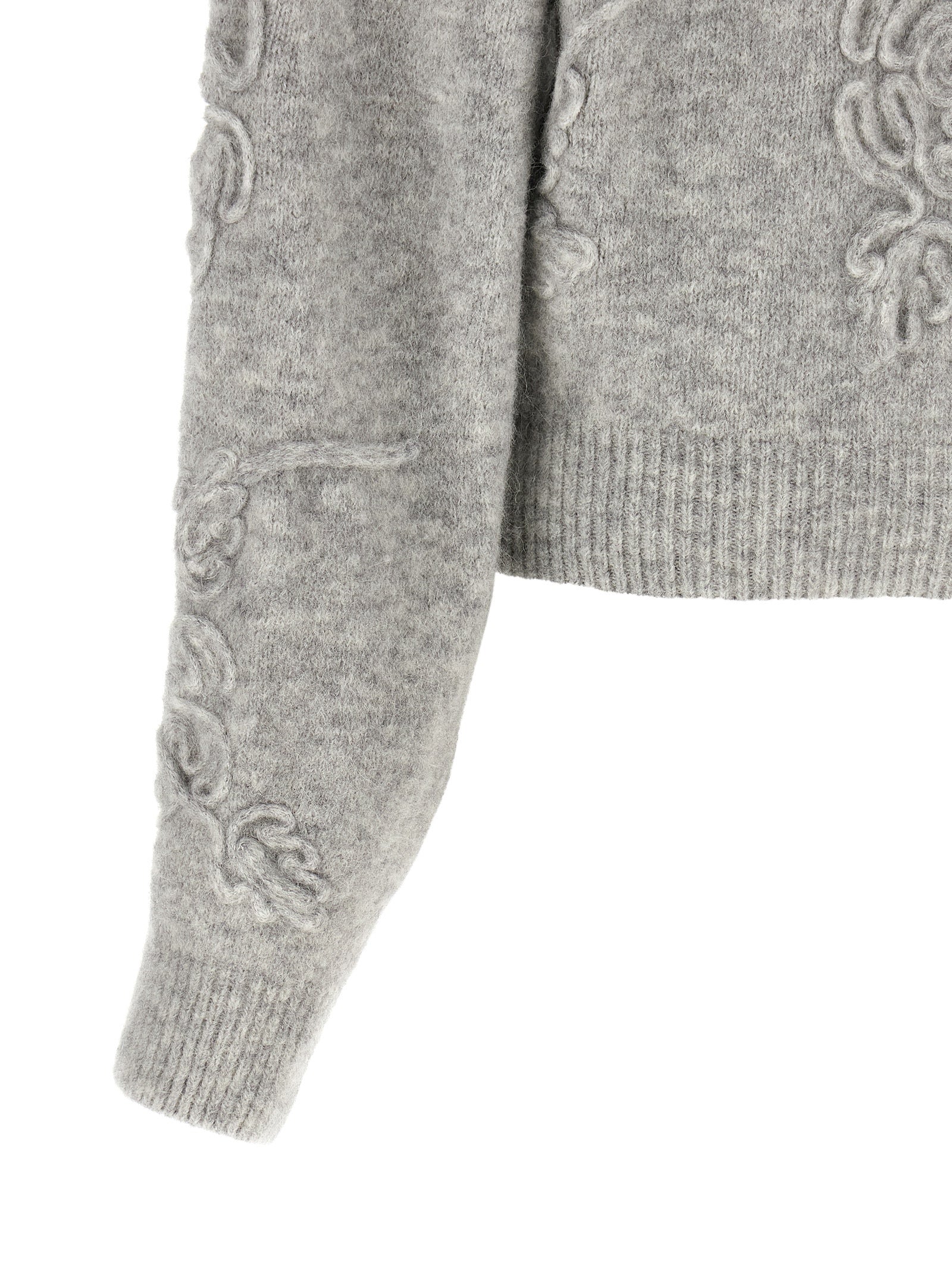 ROTATE BIRGER CHRISTENSEN Grauer Wollcardigan