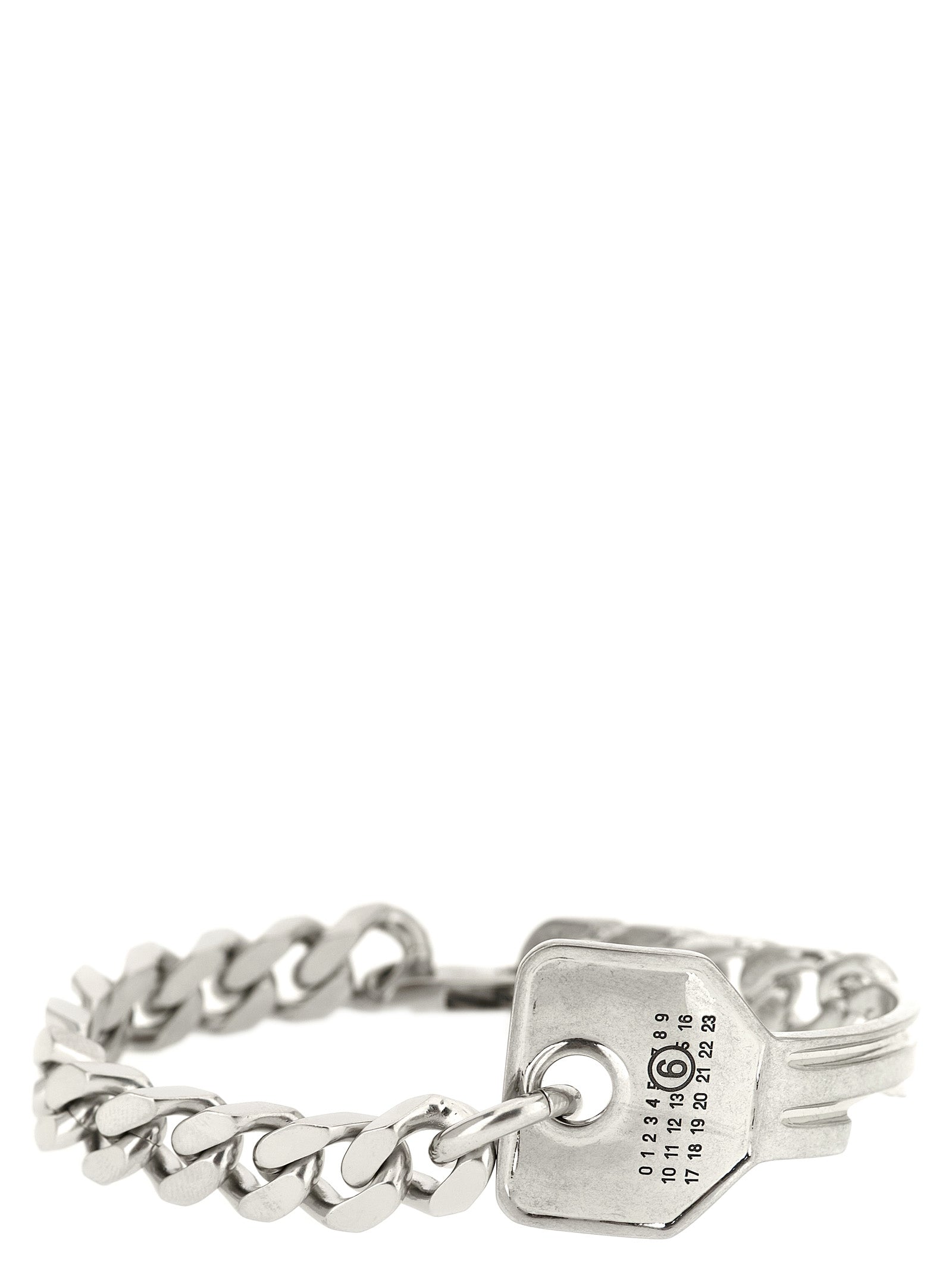 MM6 Maison Margiela Armband aus Messing mit Silber-Finish