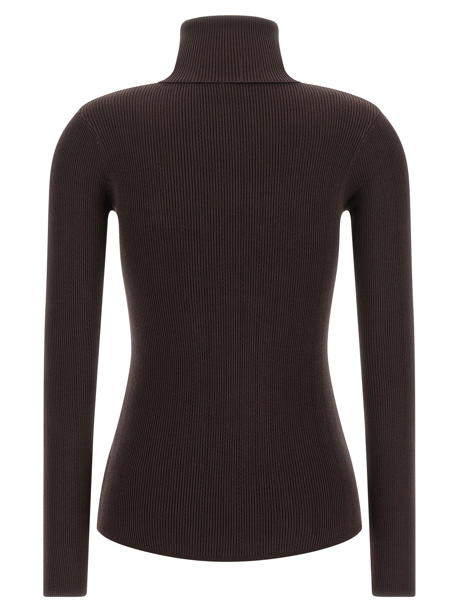Elisabetta Franchi Brauner Lycra Cardigan