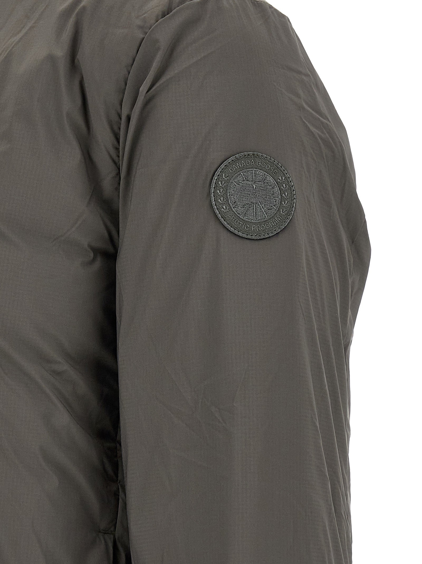 Canada Goose Zweifarbige Polyamid-Steppjacke in voller Länge