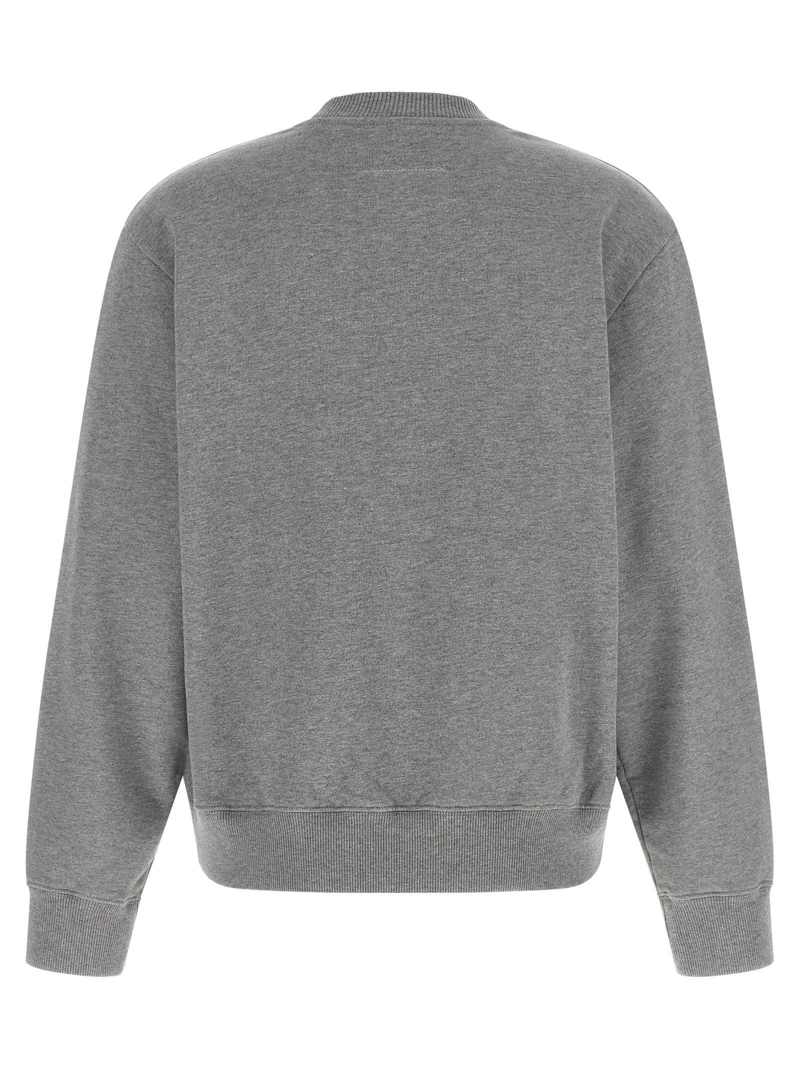 MM6 Maison Margiela Grauer Baumwollpullover