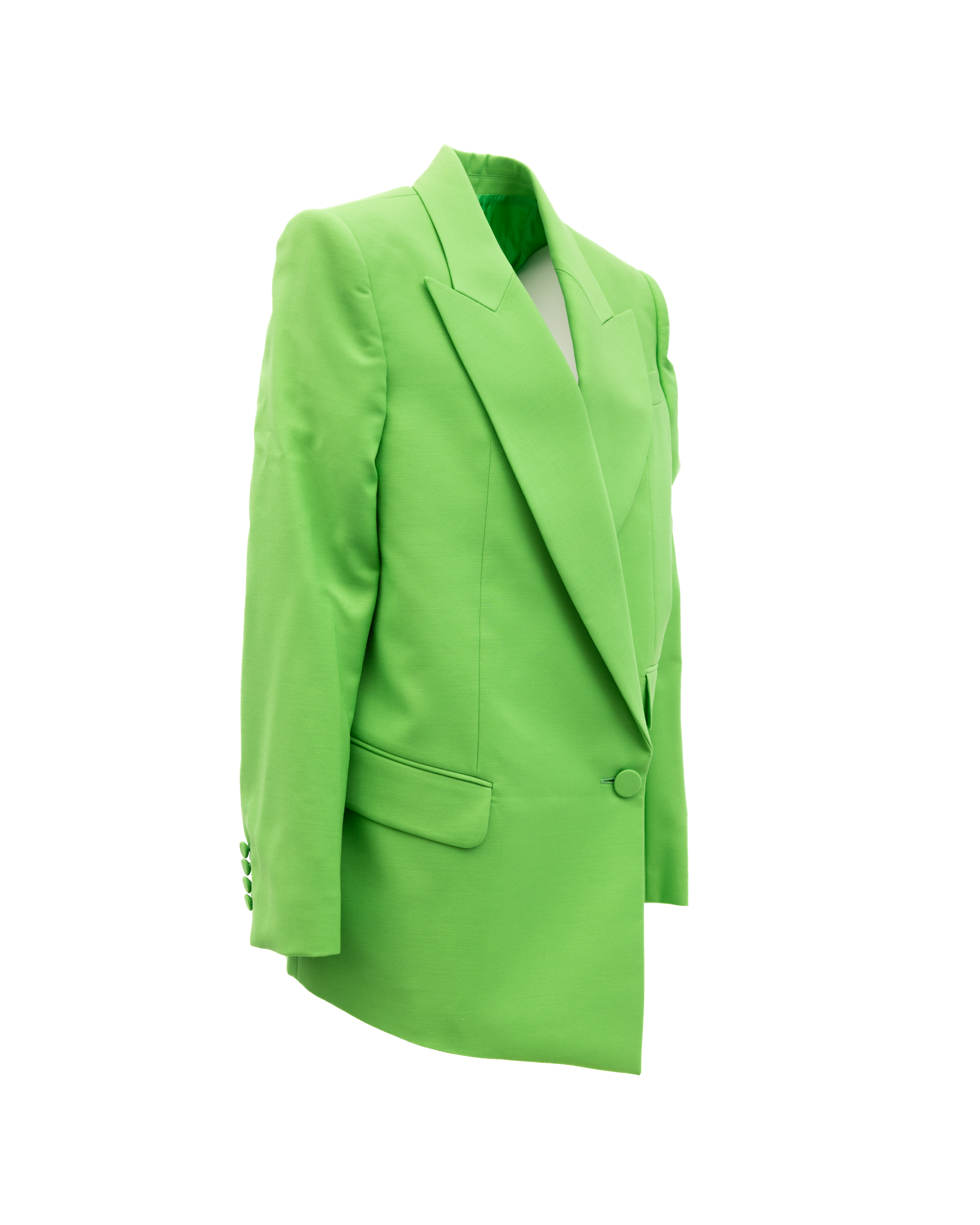 Alexander McQueen Grüner Damen Wollblazer
