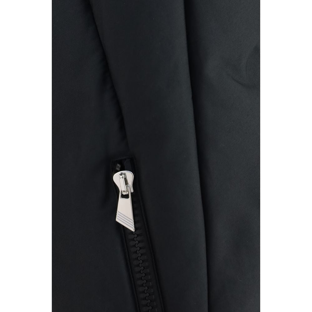 The Attico Schwarze Baumwoll-Shell-Jacke