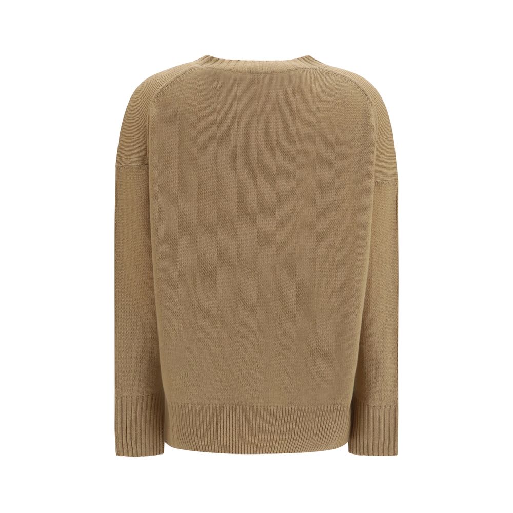 Allude Beige Kaschmir-Sweatshirt