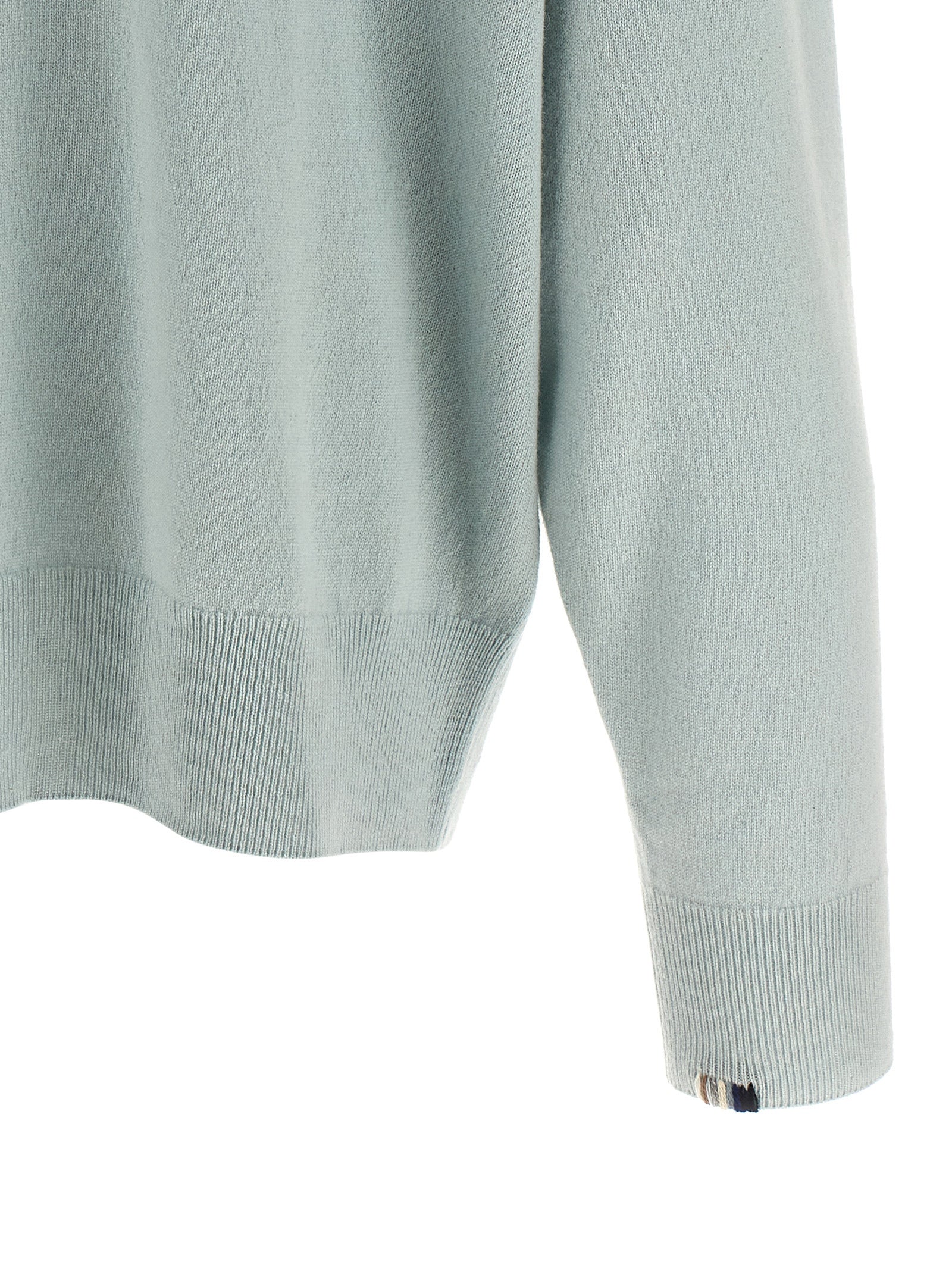 Extreme Cashmere Blauer Kaschmir-Cardigan