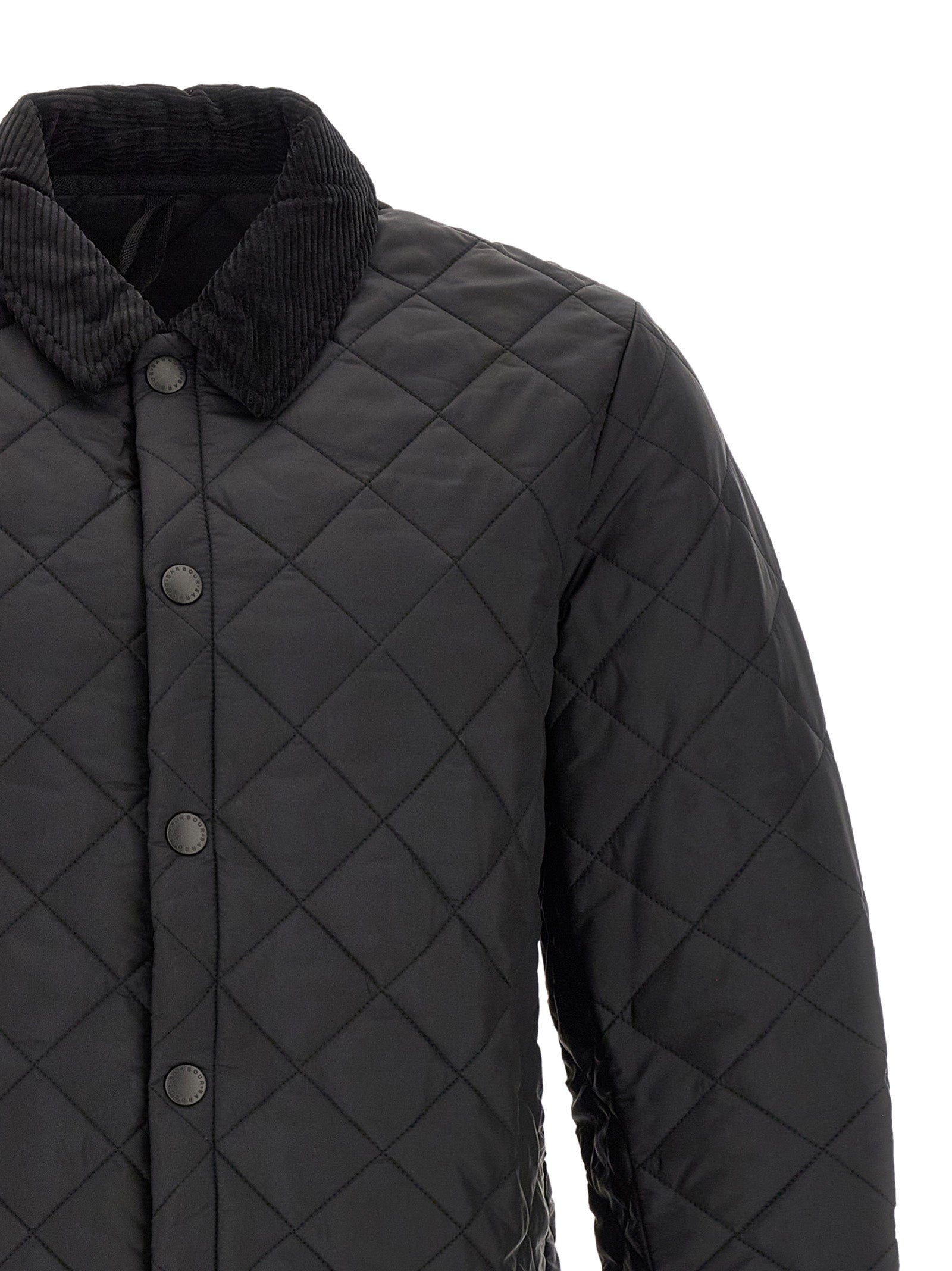 Barbour Schwarze Polyamidjacke