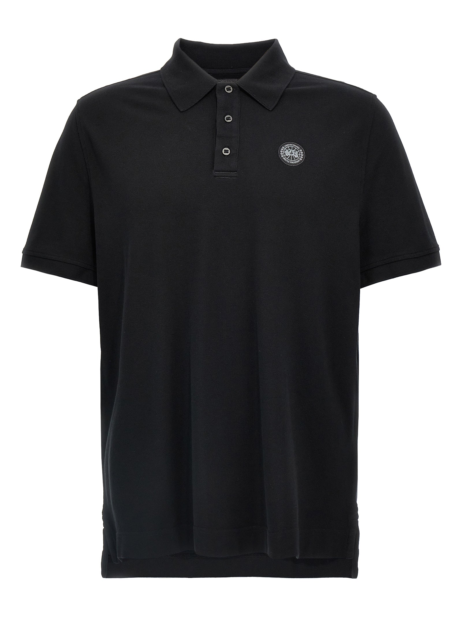 Canada Goose Schwarzes Baumwoll-Poloshirt