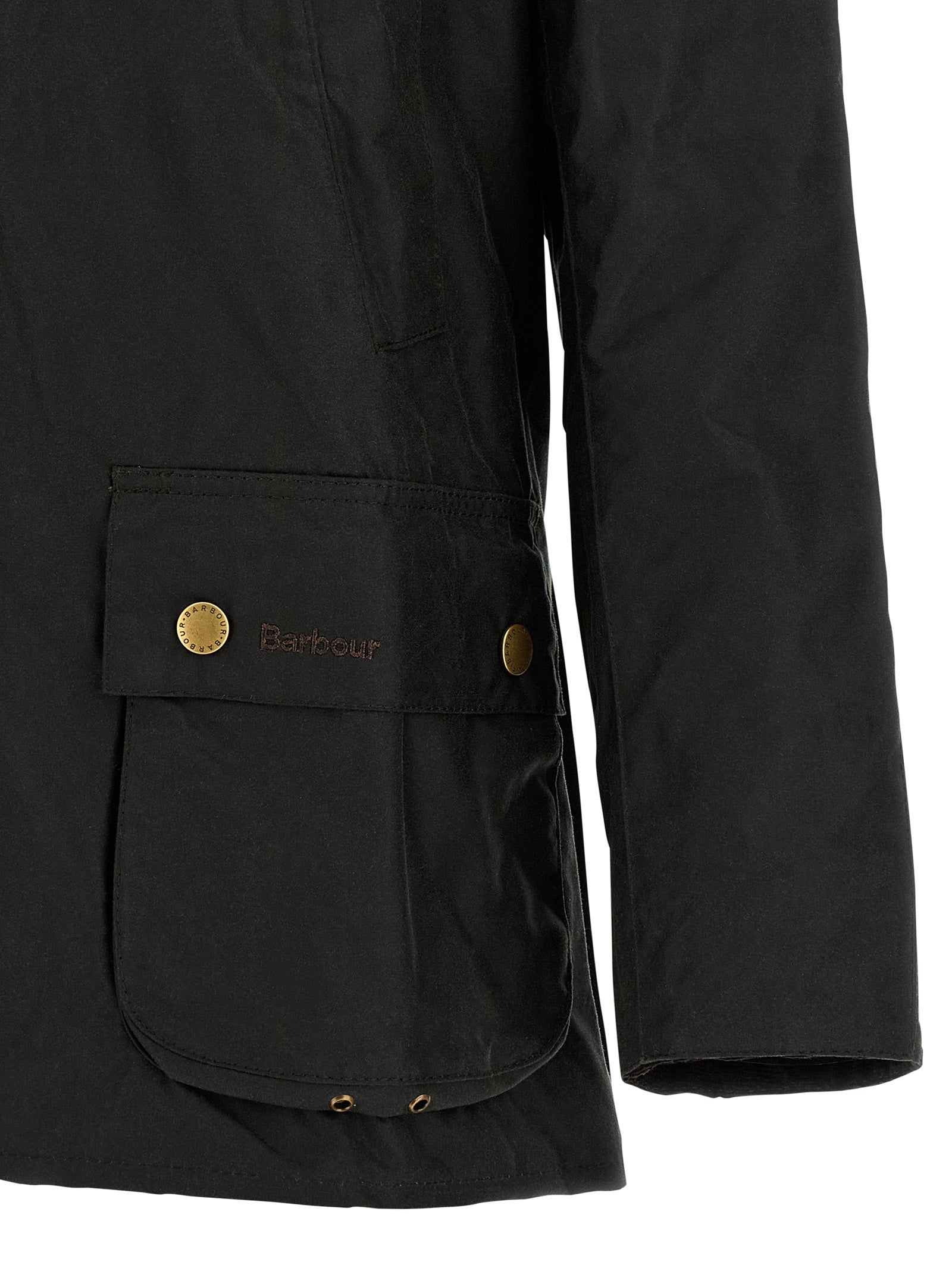 Barbour Zweifarbige Baumwoll-Shell-Jacke