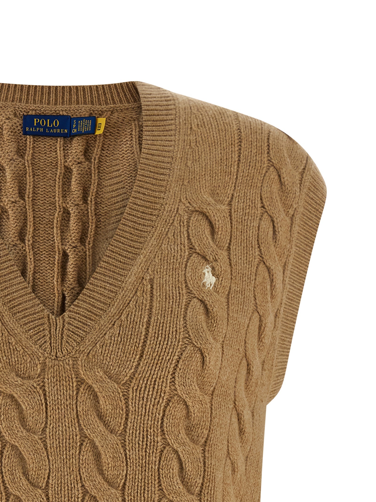 Polo Ralph Lauren Beige Woll-Weste