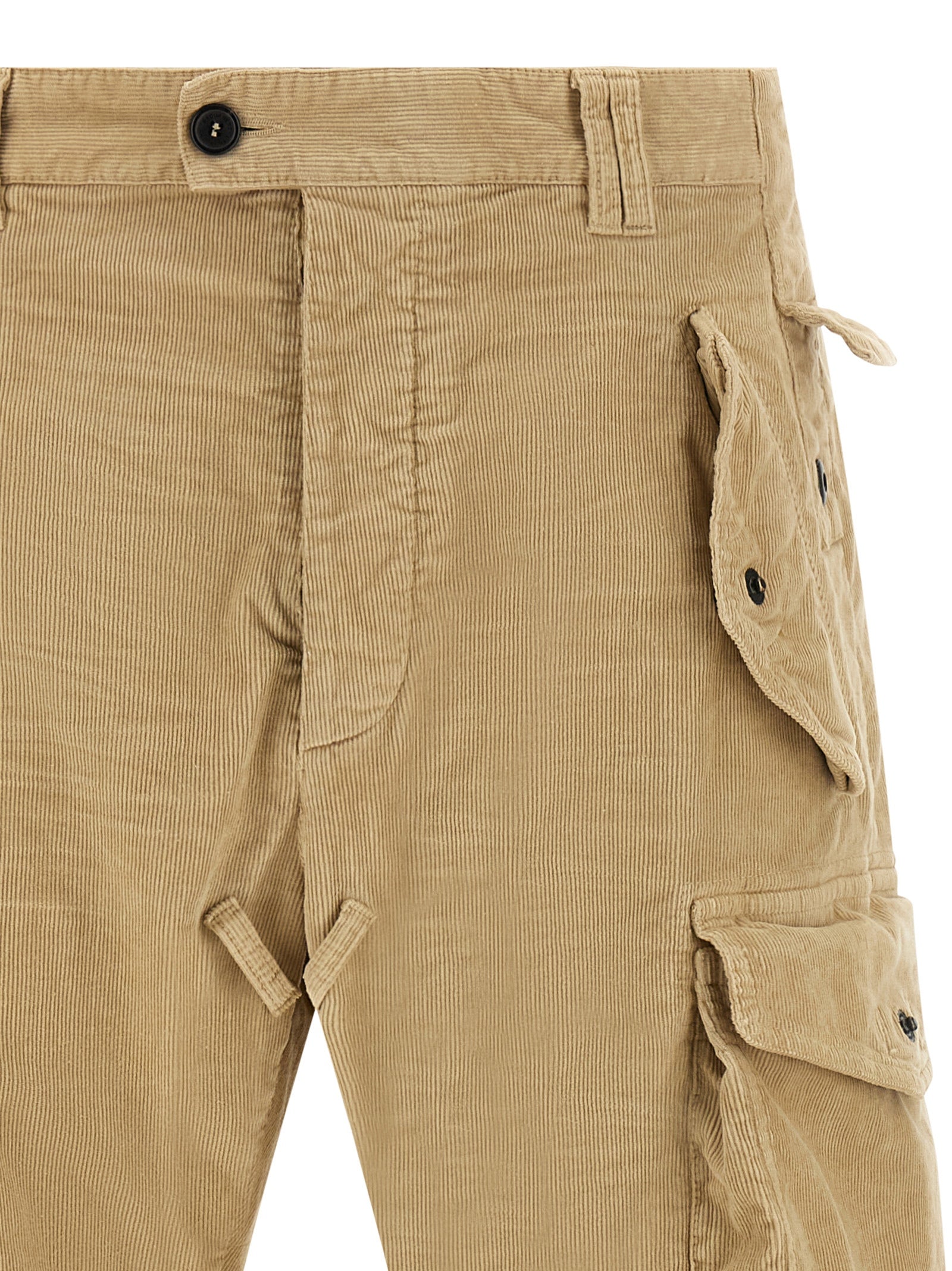 Dsquared² Beige Baumwoll-Cargo-Hose