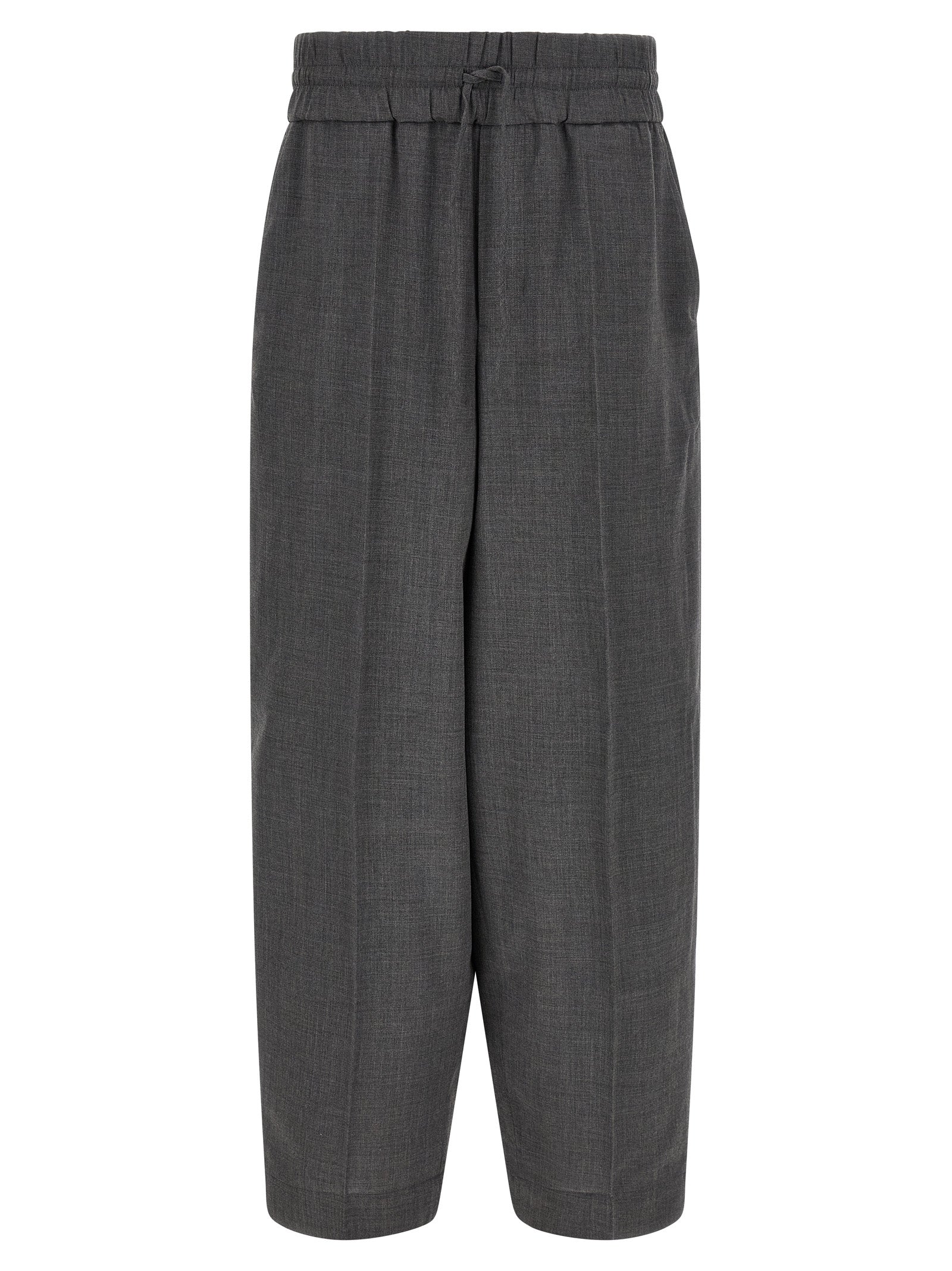 Ami Paris Graue Hose aus reiner Schurwolle