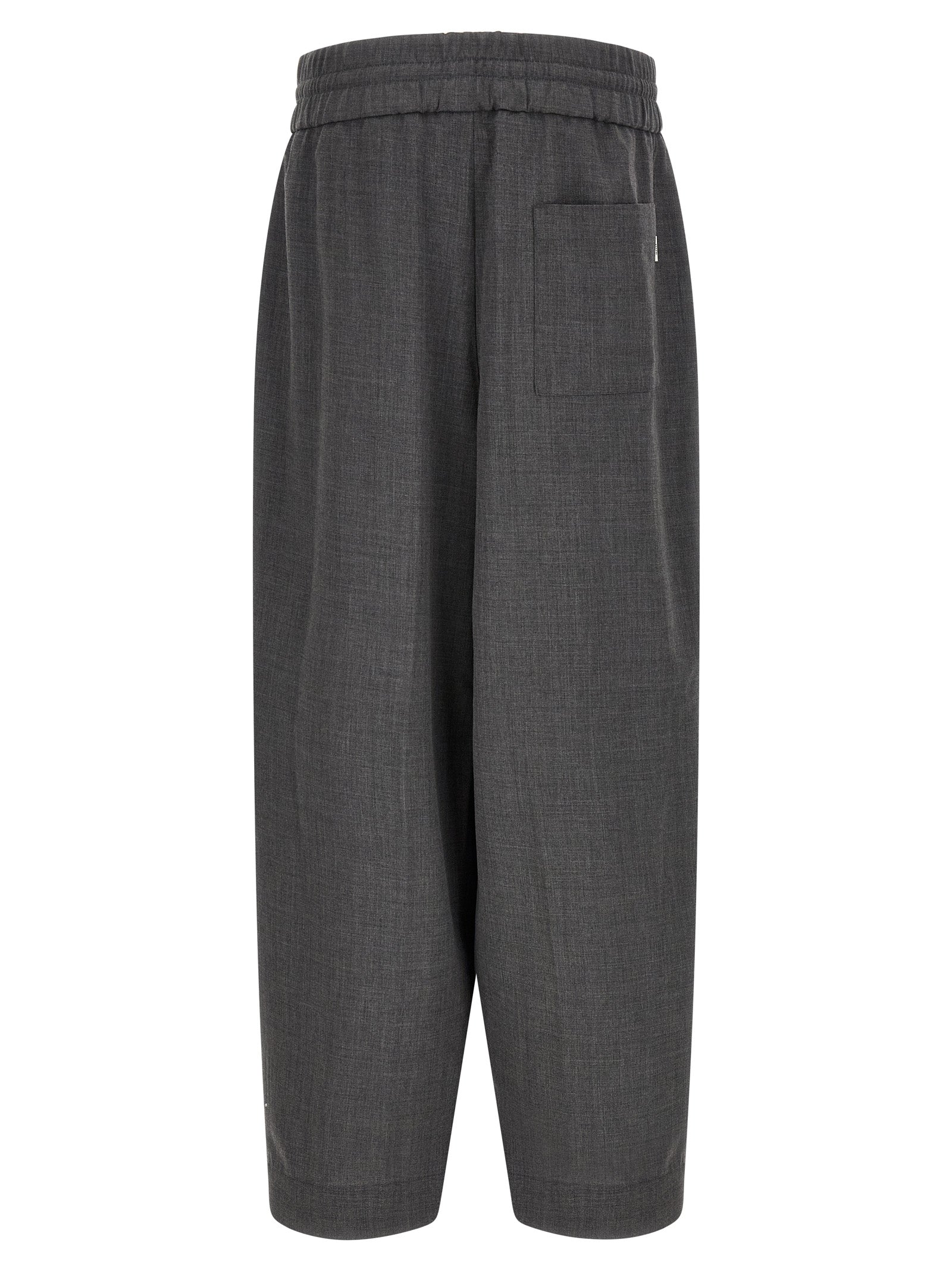 Ami Paris Graue Hose aus reiner Schurwolle