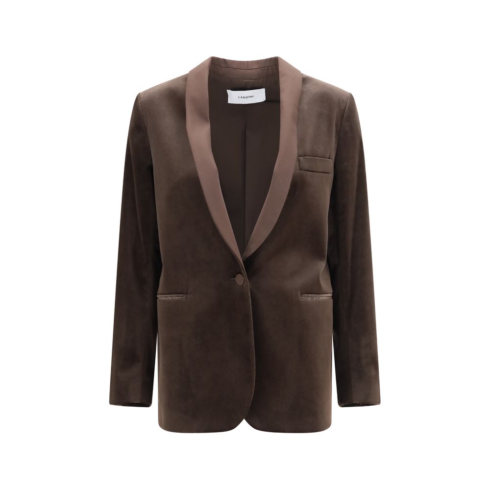 Lardini Brauner Baumwollblazer