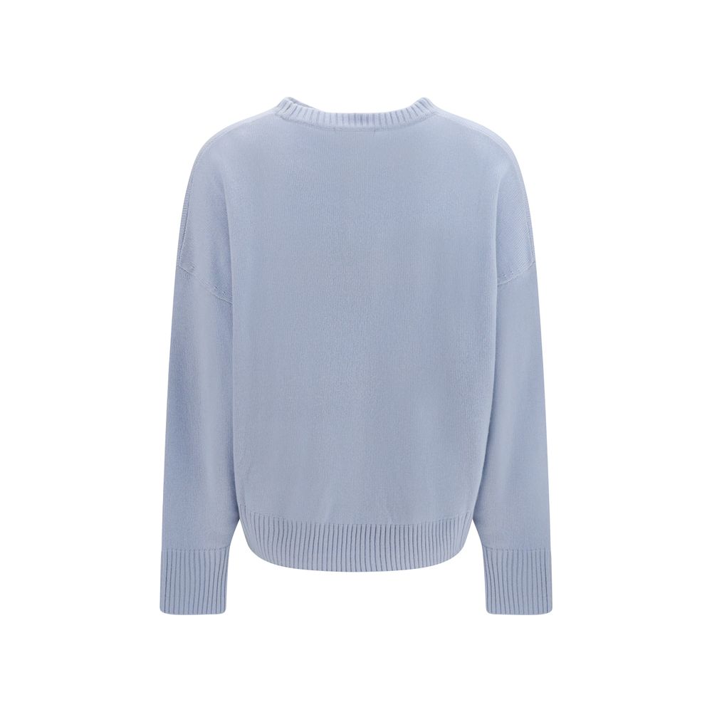Loulou De Saison Blauer Kaschmirpullover
