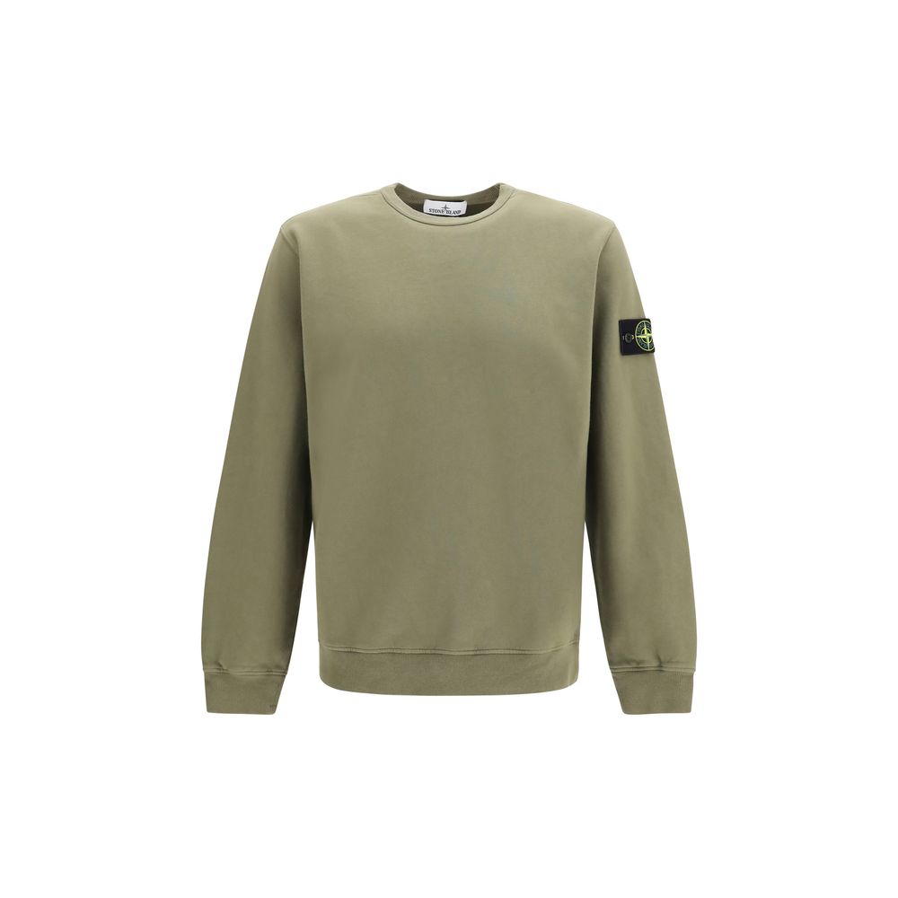 Stone Island Zweifarbiger Baumwollpullover