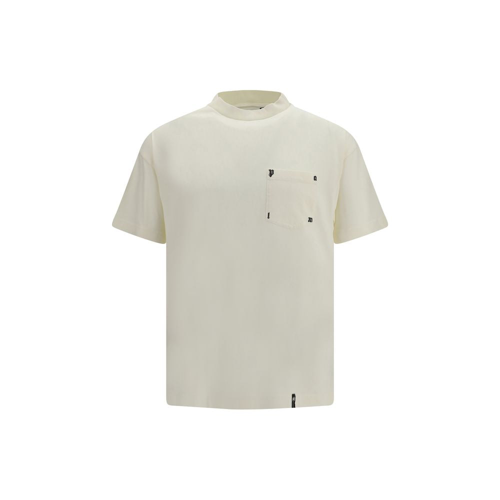 Palm Angels Weißes Baumwoll-T-Shirt