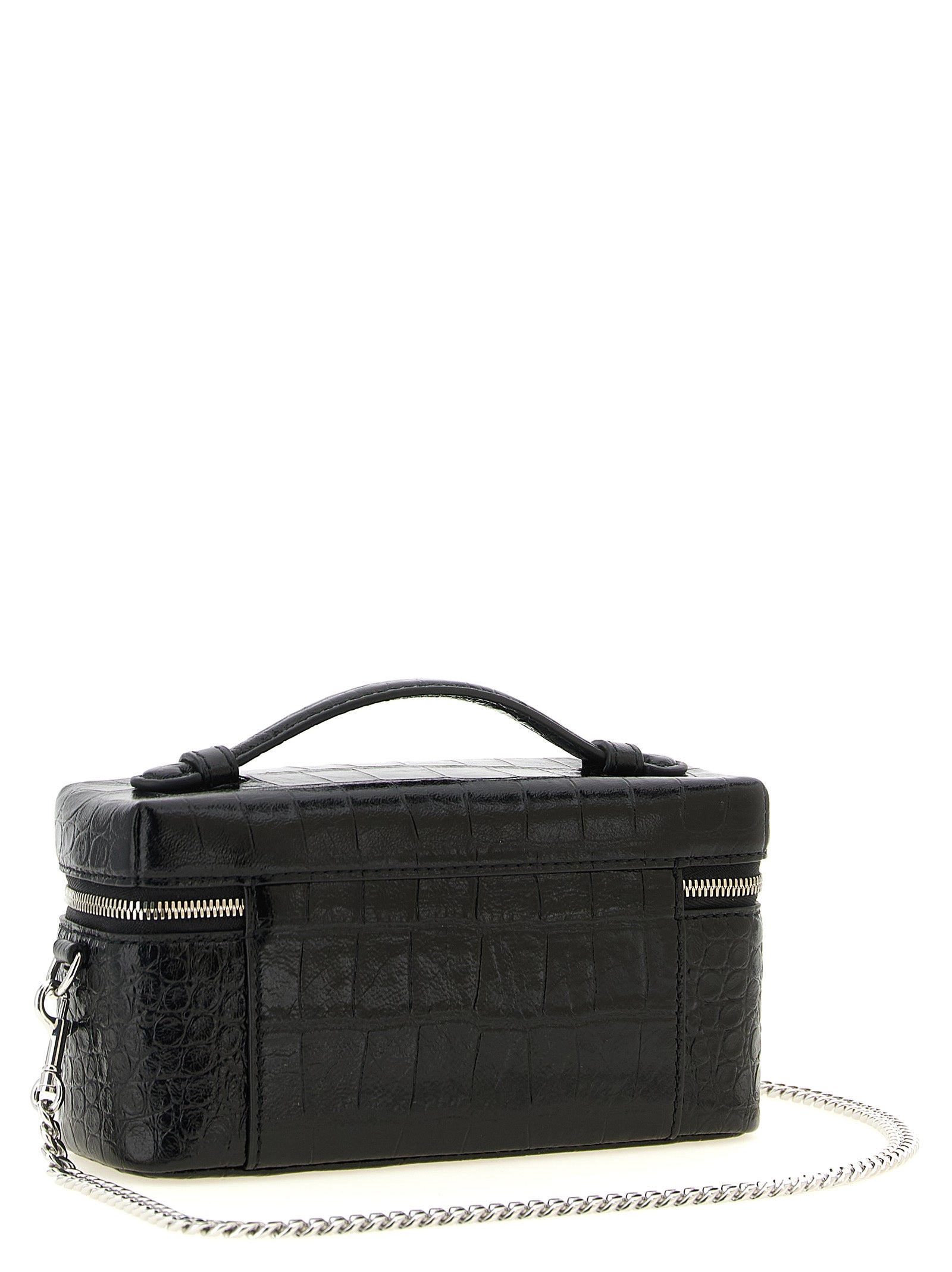 Tory Burch Schwarze Umhängetasche aus Lammleder