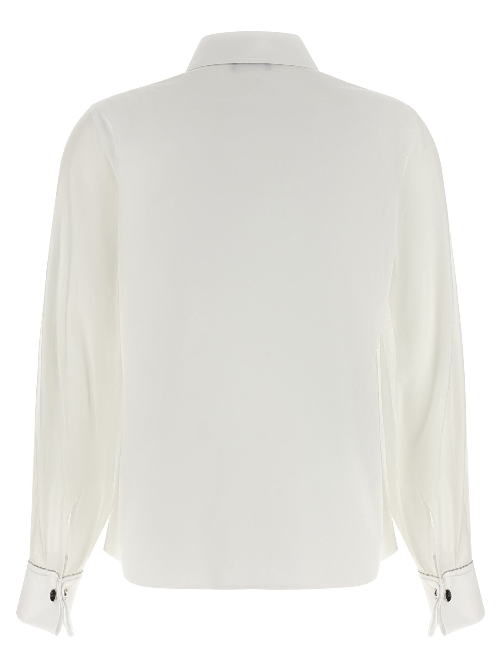 Peserico Weiße Baumwollbluse