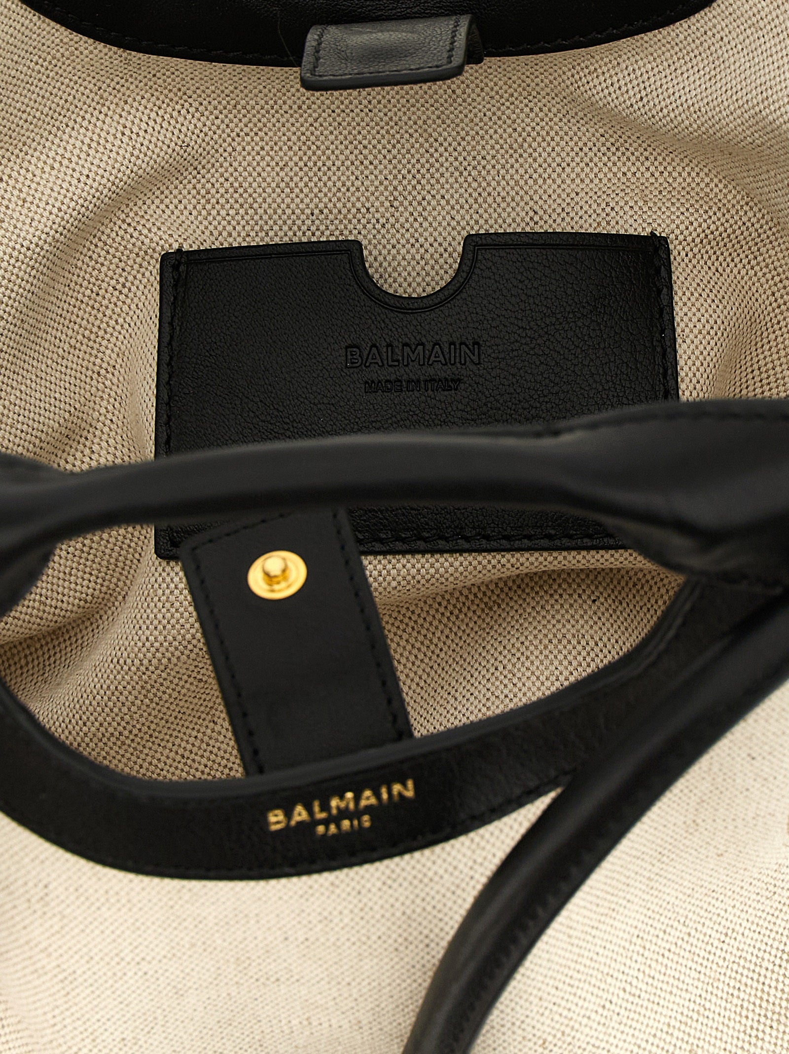 Balmain Zweifarbige Baumwolltasche