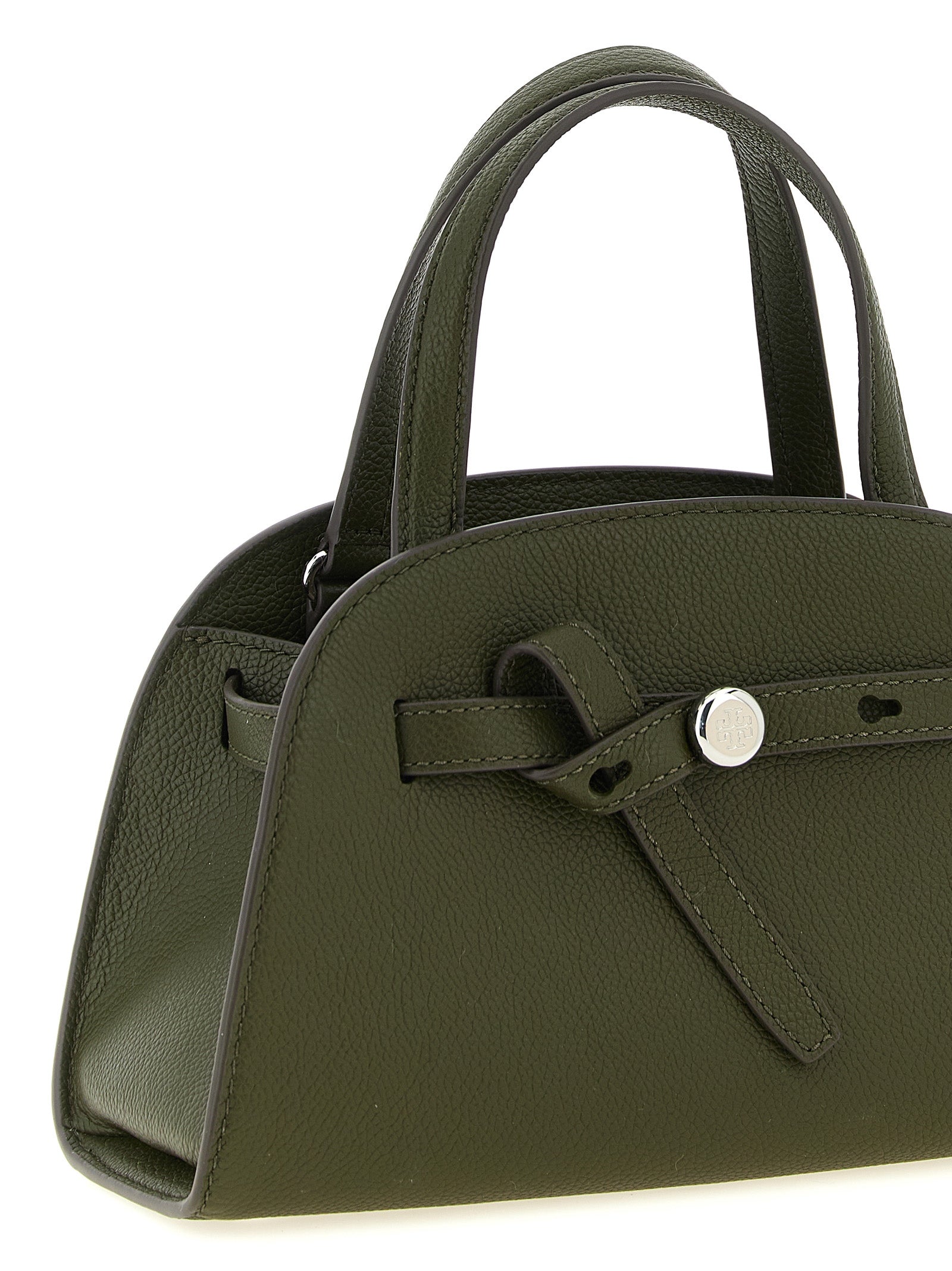 Tory Burch Braune Umhängetasche aus Rindsleder