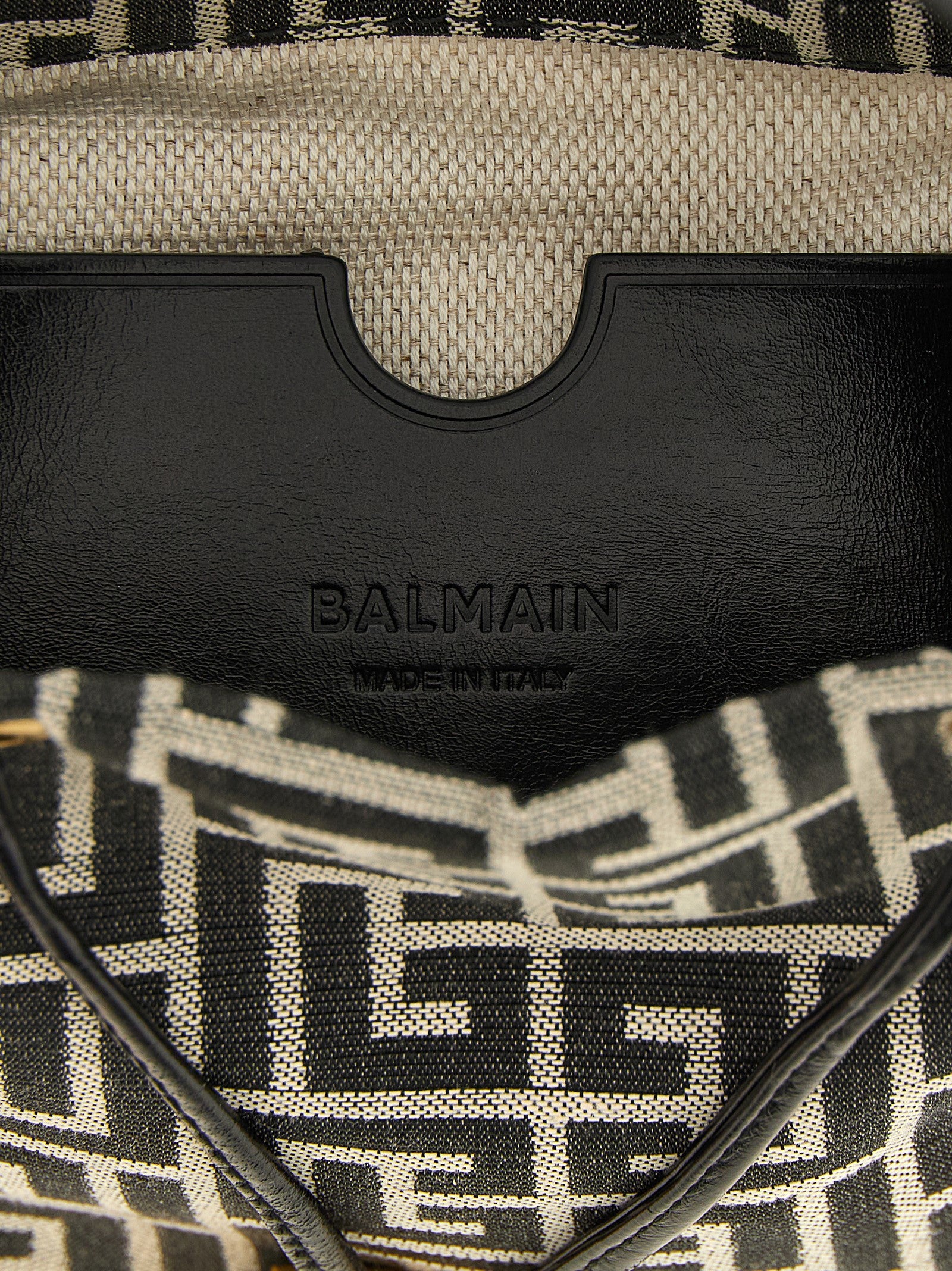 Balmain Zweifarbige Handtasche aus Polyester