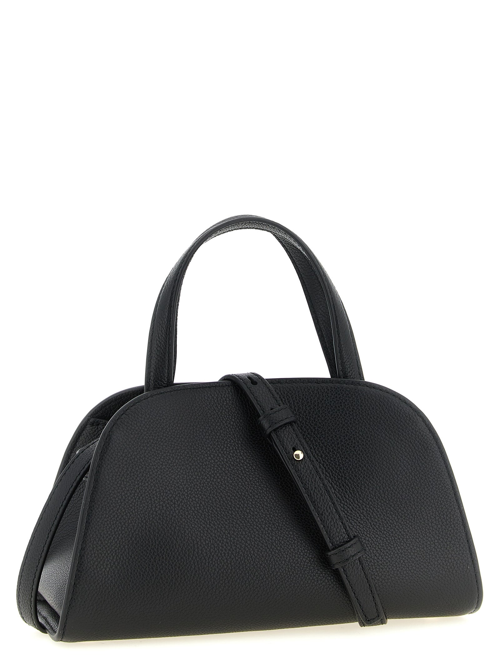 Tory Burch Schwarze Umhängetasche aus Rindsleder