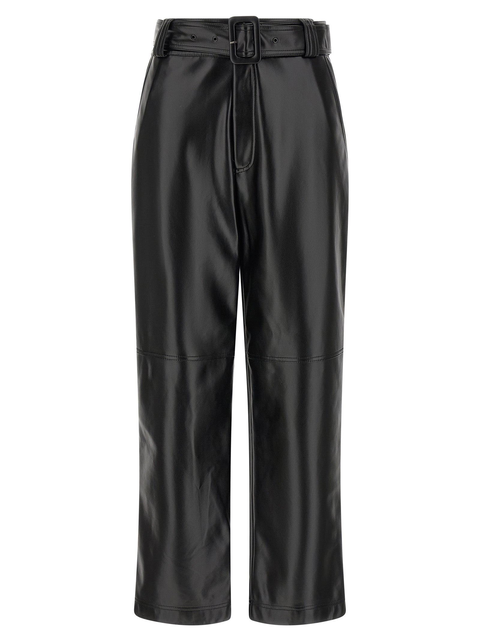 Twinset Schwarze Cropped Hose aus Polyester